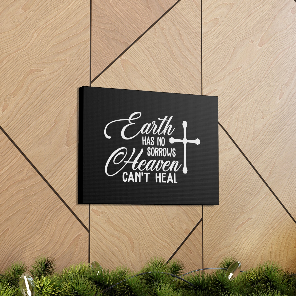 Scripture Walls Earth Has No Sorrows Revelation 21:4 Christian Wall Art Bible Verse Print Ready to Hang Unframed-Express Your Love Gifts