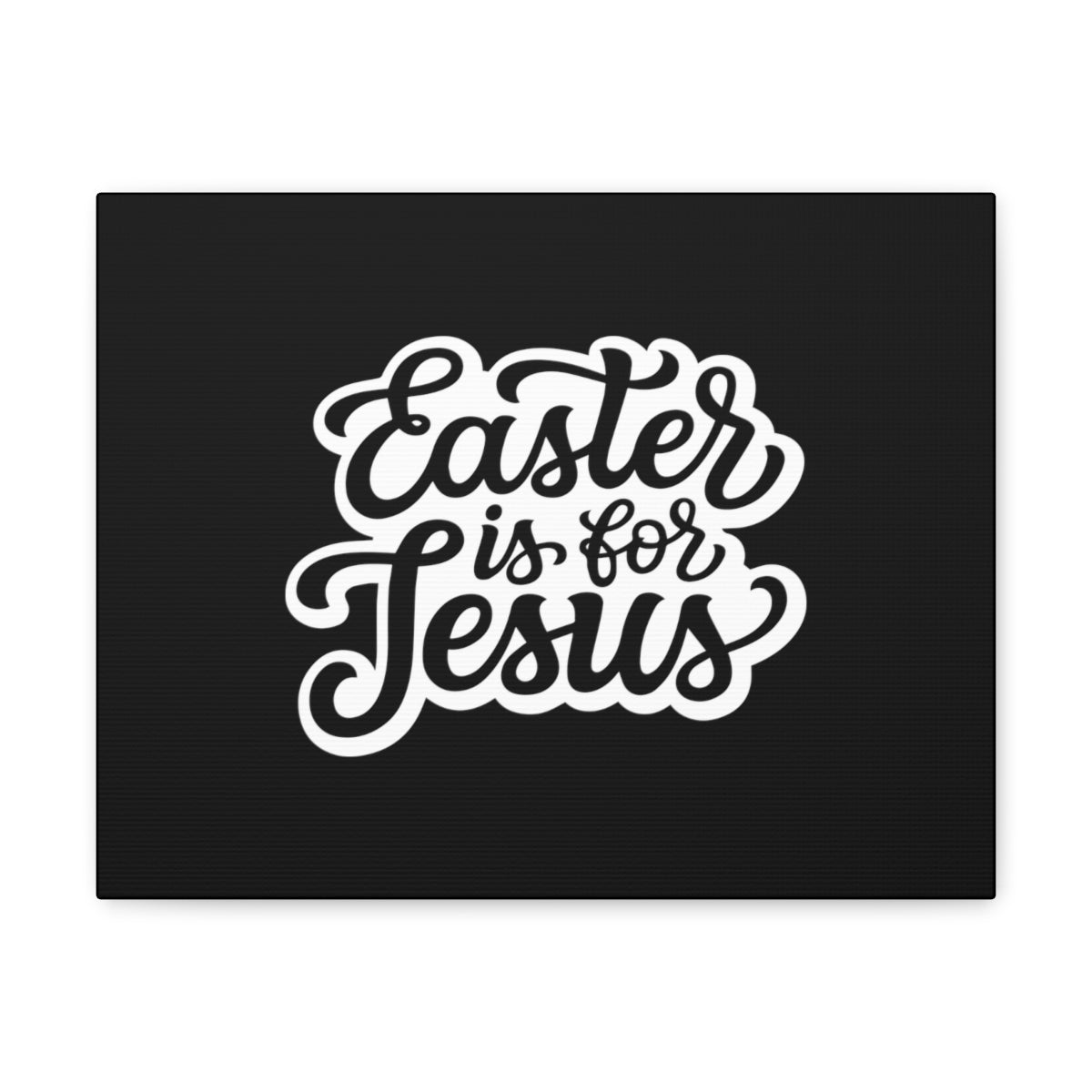 Scripture Walls Easter Is For Jesus 1 Peter 1:3 Black Christian Wall Art Bible Verse Print Ready to Hang Unframed-Express Your Love Gifts