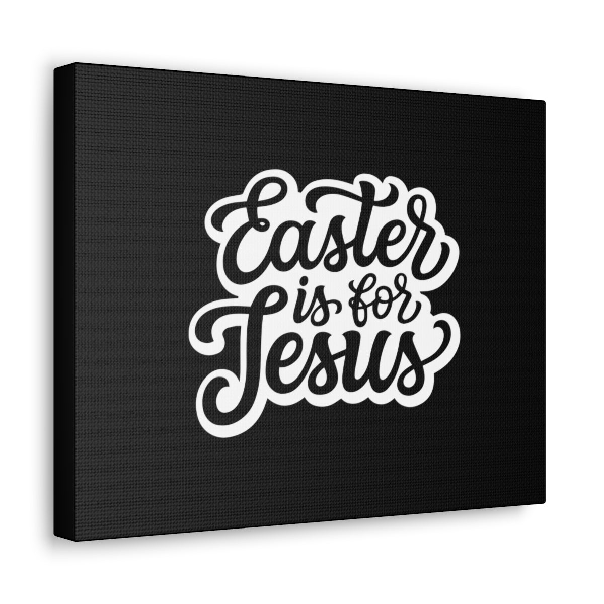 Scripture Walls Easter Is For Jesus 1 Peter 1:3 Black Christian Wall Art Bible Verse Print Ready to Hang Unframed-Express Your Love Gifts