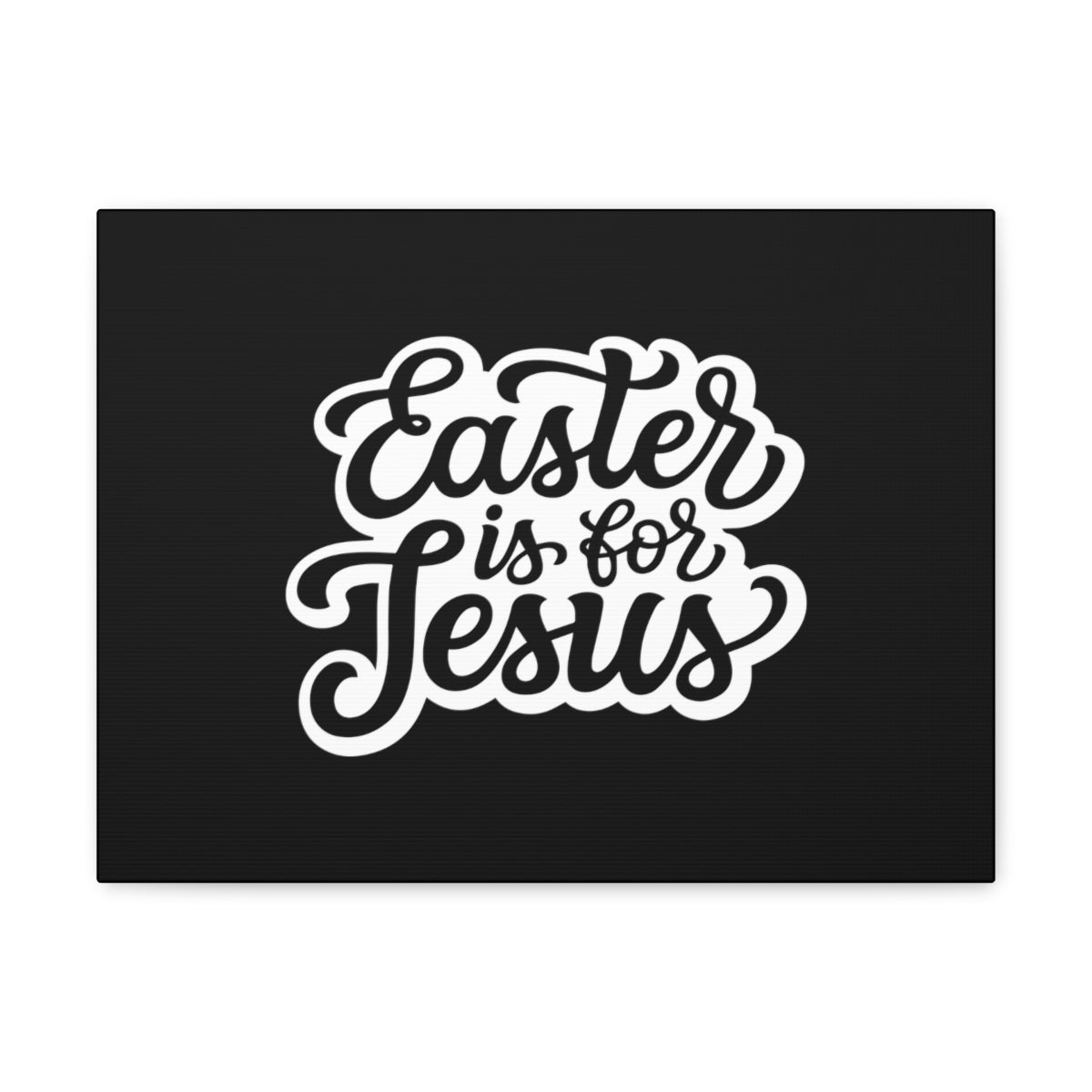 Scripture Walls Easter Is For Jesus 1 Peter 1:3 Black Christian Wall Art Bible Verse Print Ready to Hang Unframed-Express Your Love Gifts