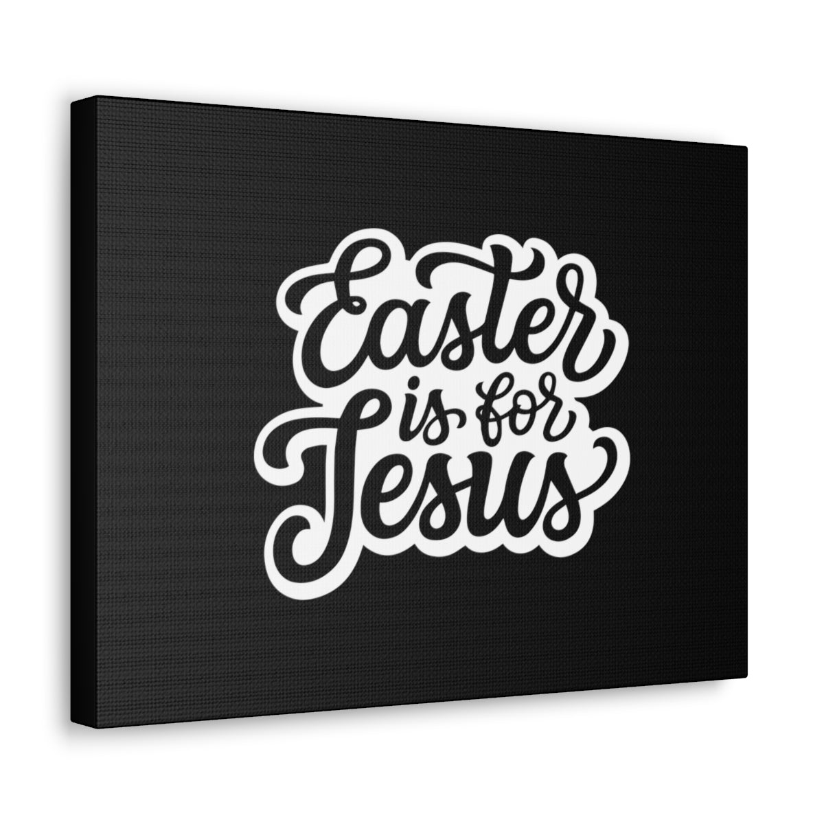 Scripture Walls Easter Is For Jesus 1 Peter 1:3 Black Christian Wall Art Bible Verse Print Ready to Hang Unframed-Express Your Love Gifts