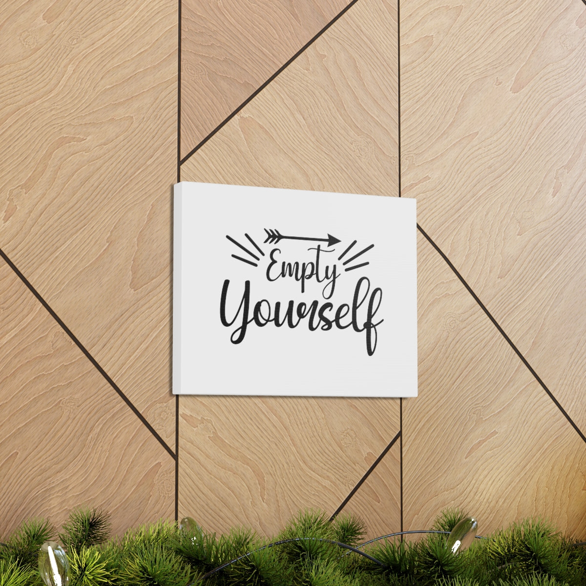 Scripture Walls Empty Yourself Habakkuk 2:14 Christian Wall Art Bible Verse Print Ready to Hang Unframed-Express Your Love Gifts