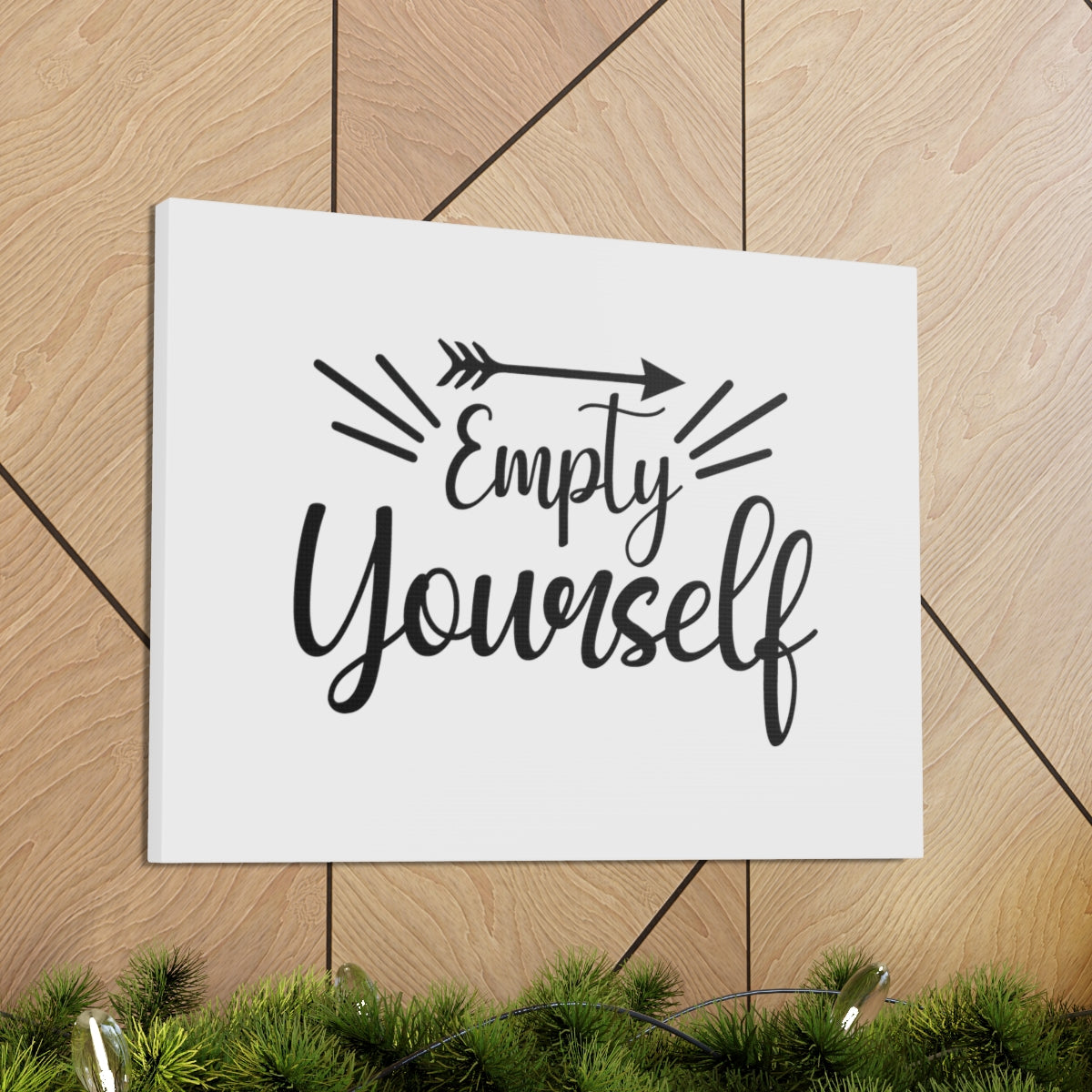 Scripture Walls Empty Yourself Habakkuk 2:14 Christian Wall Art Bible Verse Print Ready to Hang Unframed-Express Your Love Gifts