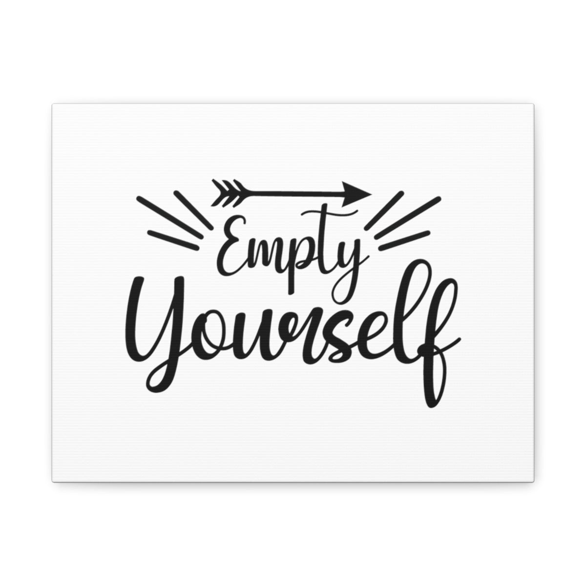 Scripture Walls Empty Yourself Habakkuk 2:14 Christian Wall Art Bible Verse Print Ready to Hang Unframed-Express Your Love Gifts