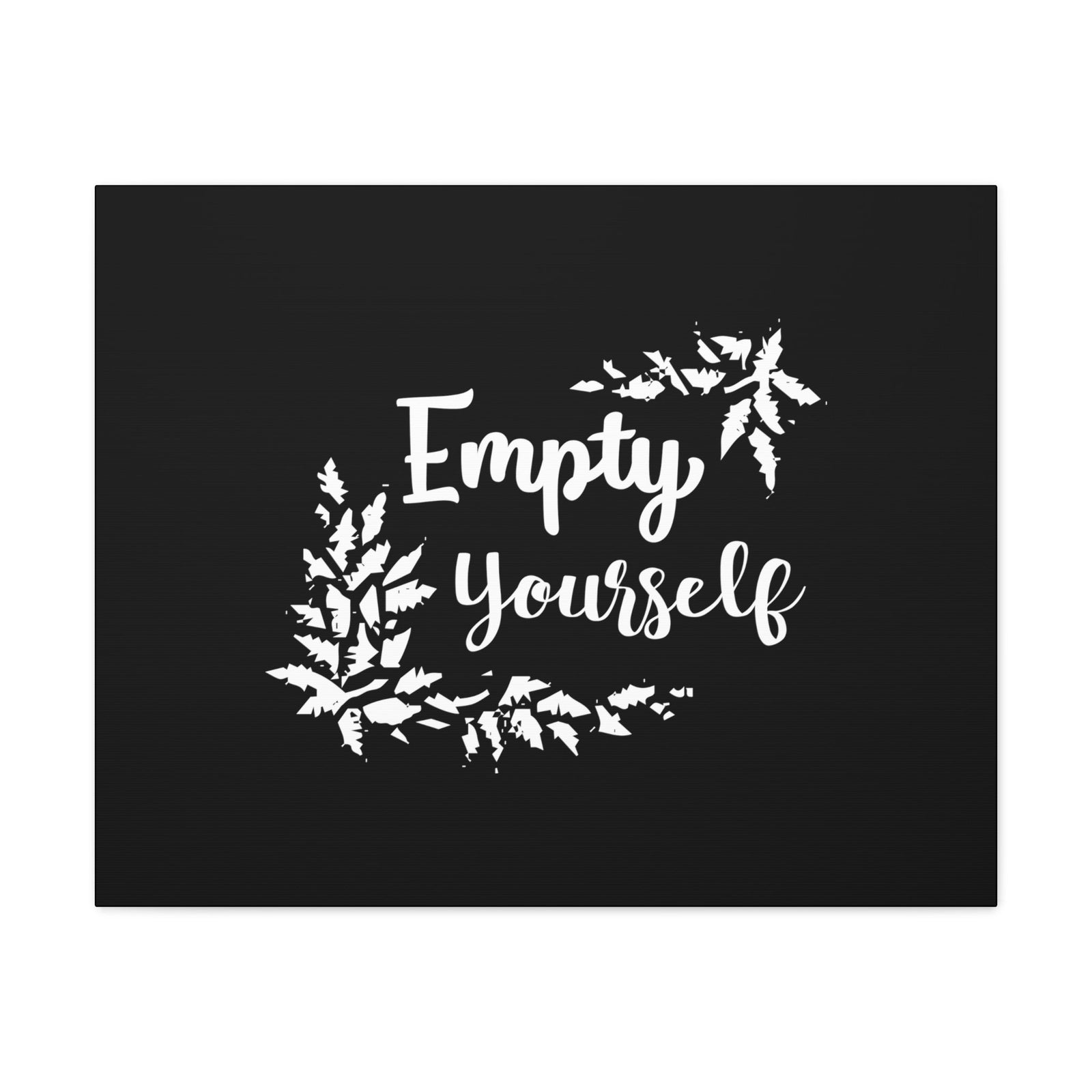 Scripture Walls Empty Yourself Matthew 11:28 Christian Wall Art Bible Verse Print Ready to Hang Unframed-Express Your Love Gifts