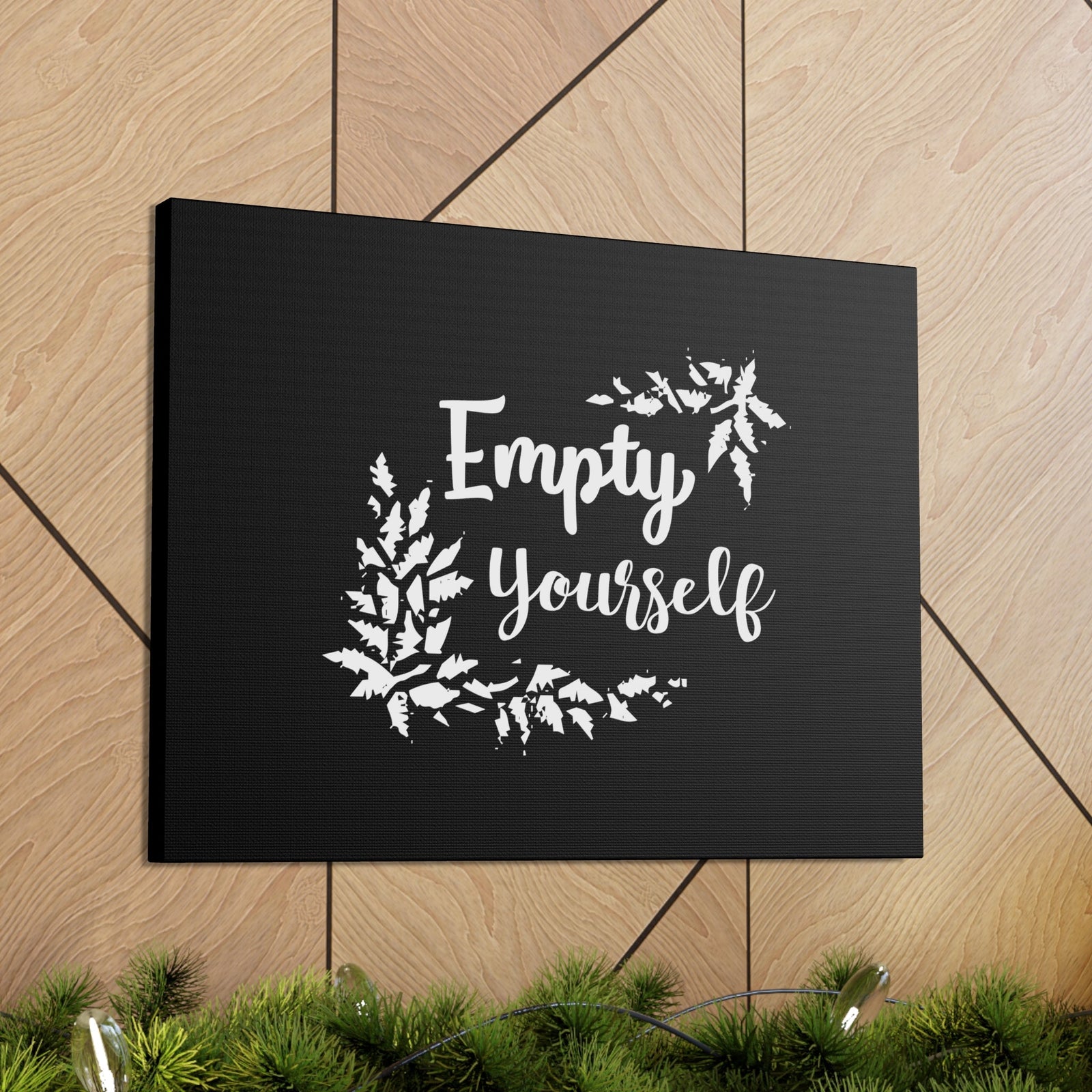 Scripture Walls Empty Yourself Matthew 11:28 Christian Wall Art Bible Verse Print Ready to Hang Unframed-Express Your Love Gifts