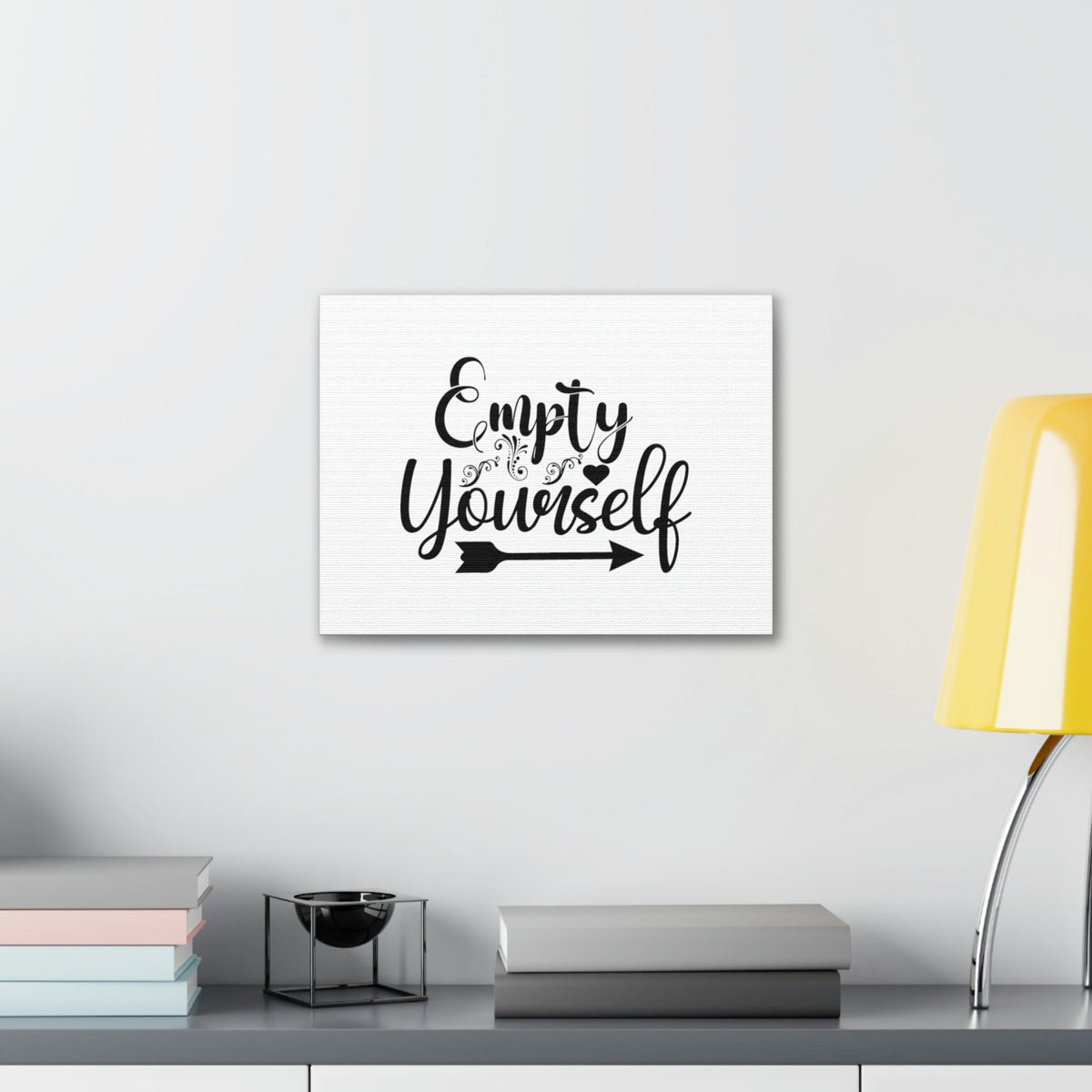 Scripture Walls Empty Yourself Romans 6:11 Christian Wall Art Bible Verse Print Ready to Hang Unframed-Express Your Love Gifts