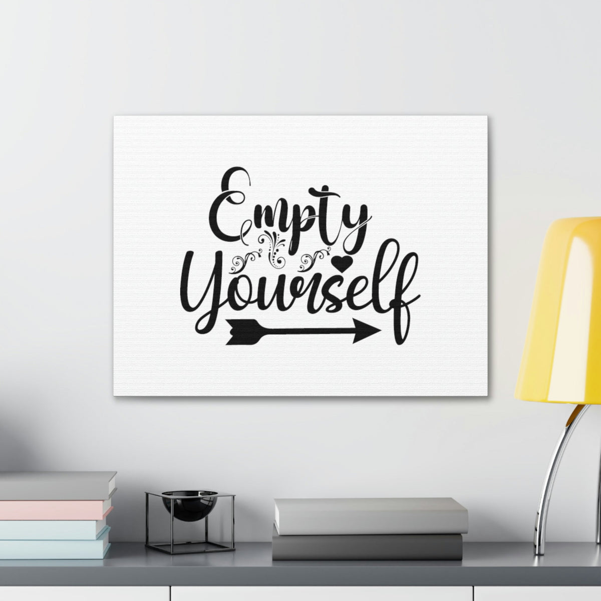 Scripture Walls Empty Yourself Romans 6:11 Christian Wall Art Bible Verse Print Ready to Hang Unframed-Express Your Love Gifts