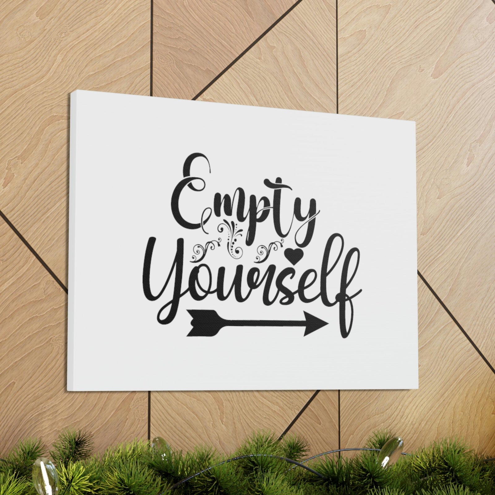 Scripture Walls Empty Yourself Romans 6:11 Christian Wall Art Bible Verse Print Ready to Hang Unframed-Express Your Love Gifts