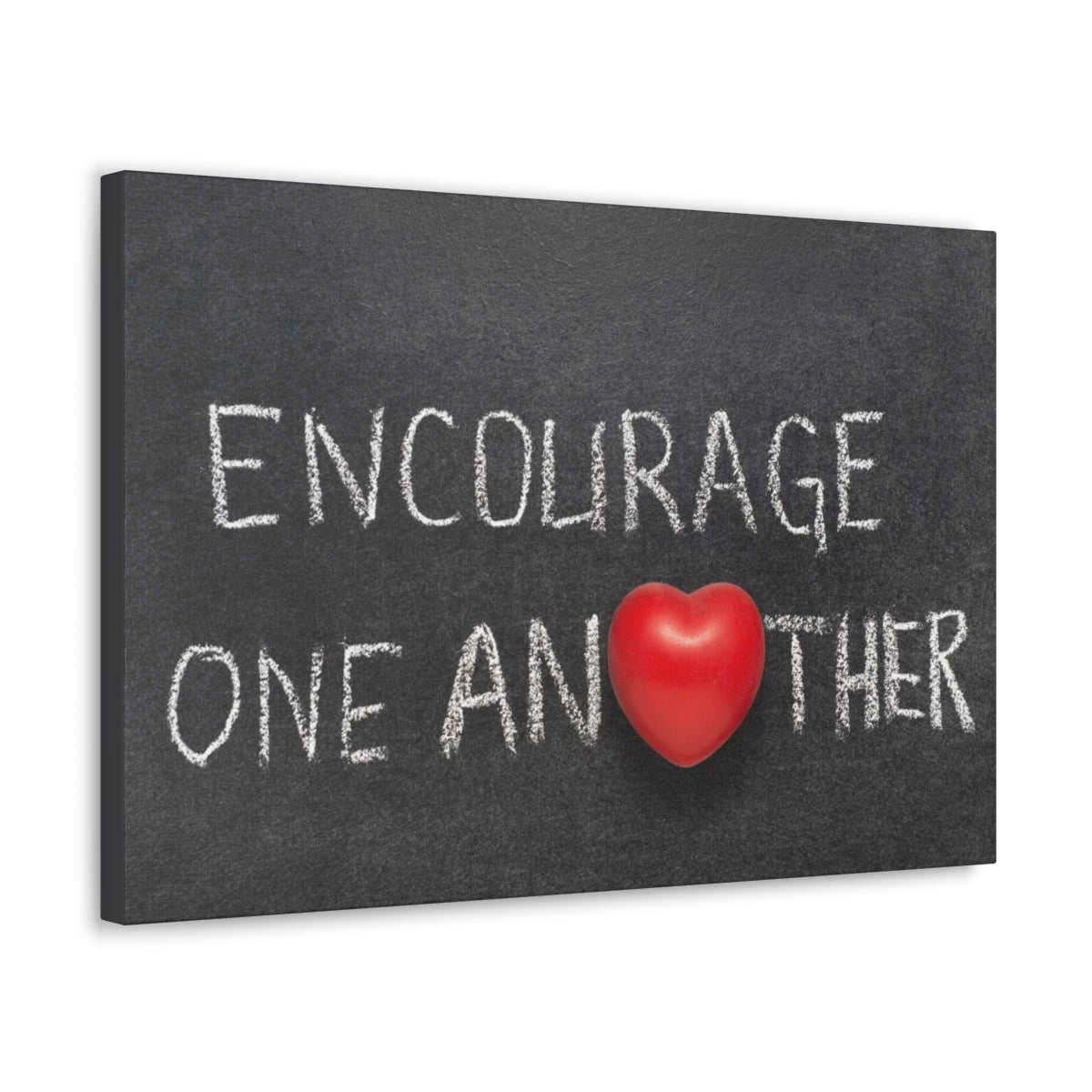 Scripture Walls Encourage One Another 1 Thessalonians 5:11 Bible Verse Canvas Christian Wall Art Ready to Hang Unframed-Express Your Love Gifts