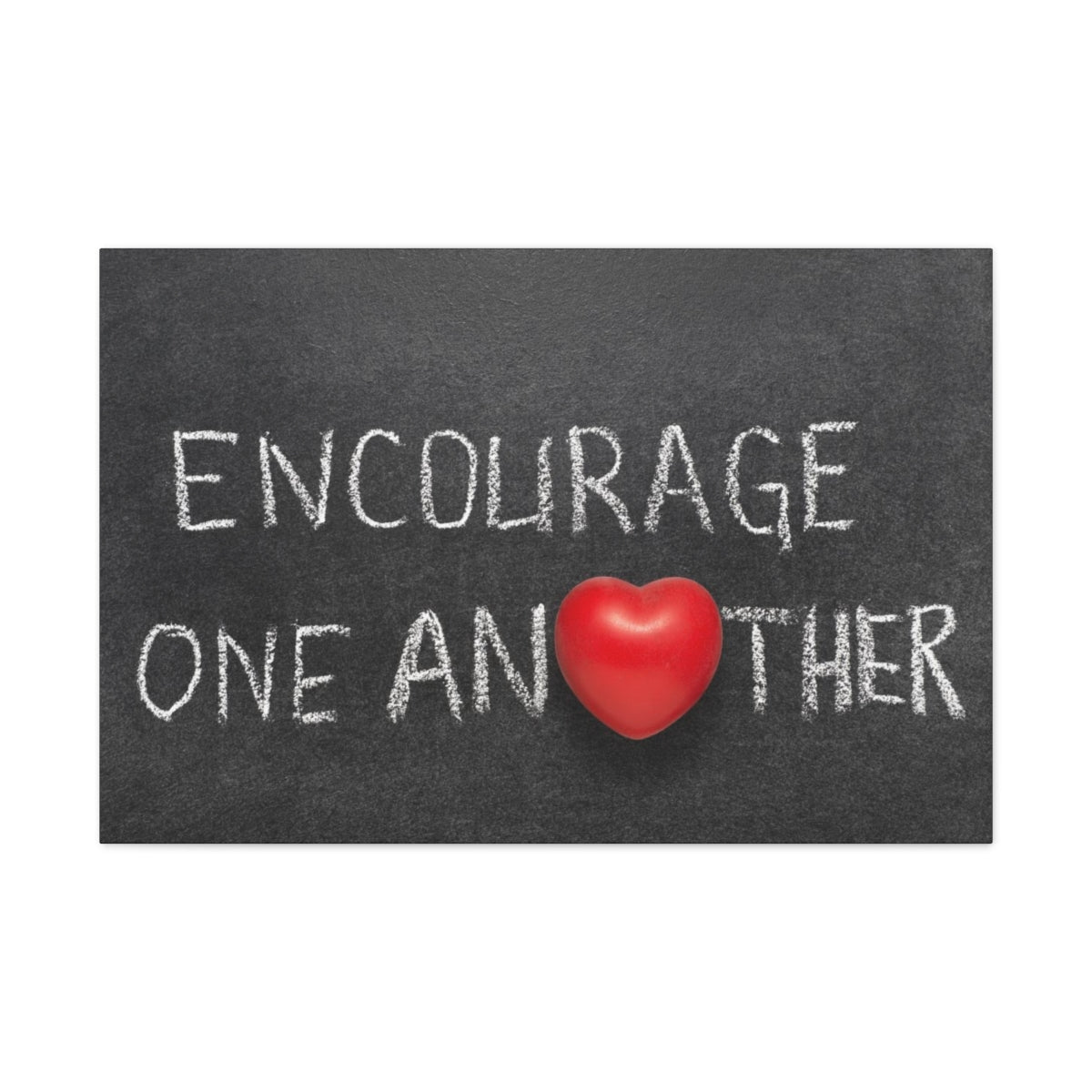Scripture Walls Encourage One Another 1 Thessalonians 5:11 Bible Verse Canvas Christian Wall Art Ready to Hang Unframed-Express Your Love Gifts
