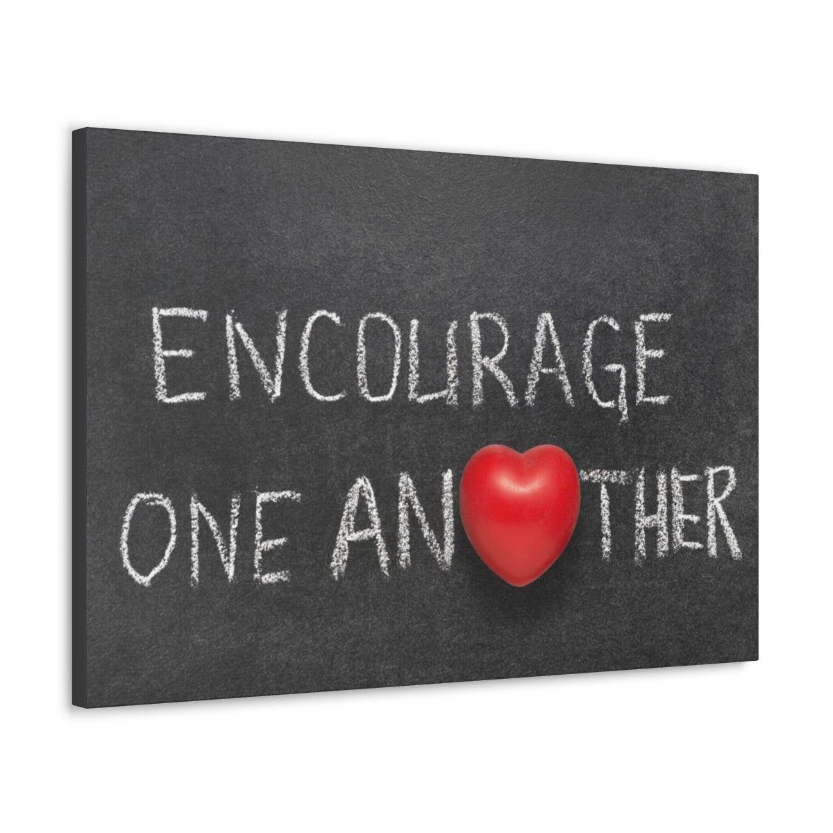 Scripture Walls Encourage One Another 1 Thessalonians 5:11 Bible Verse Canvas Christian Wall Art Ready to Hang Unframed-Express Your Love Gifts