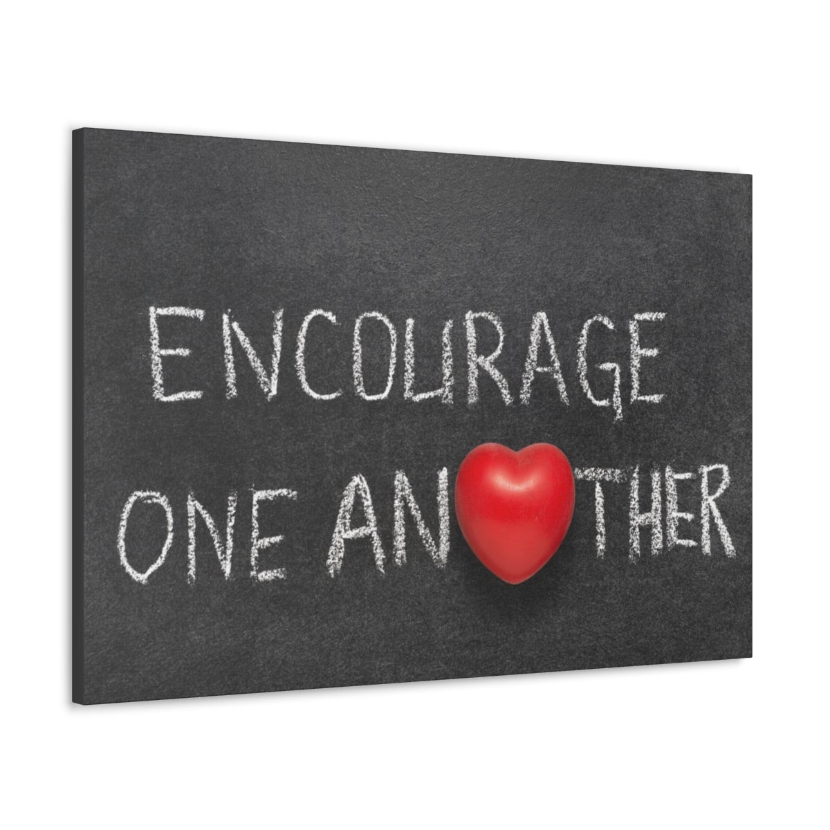 Scripture Walls Encourage One Another 1 Thessalonians 5:11 Bible Verse Canvas Christian Wall Art Ready to Hang Unframed-Express Your Love Gifts