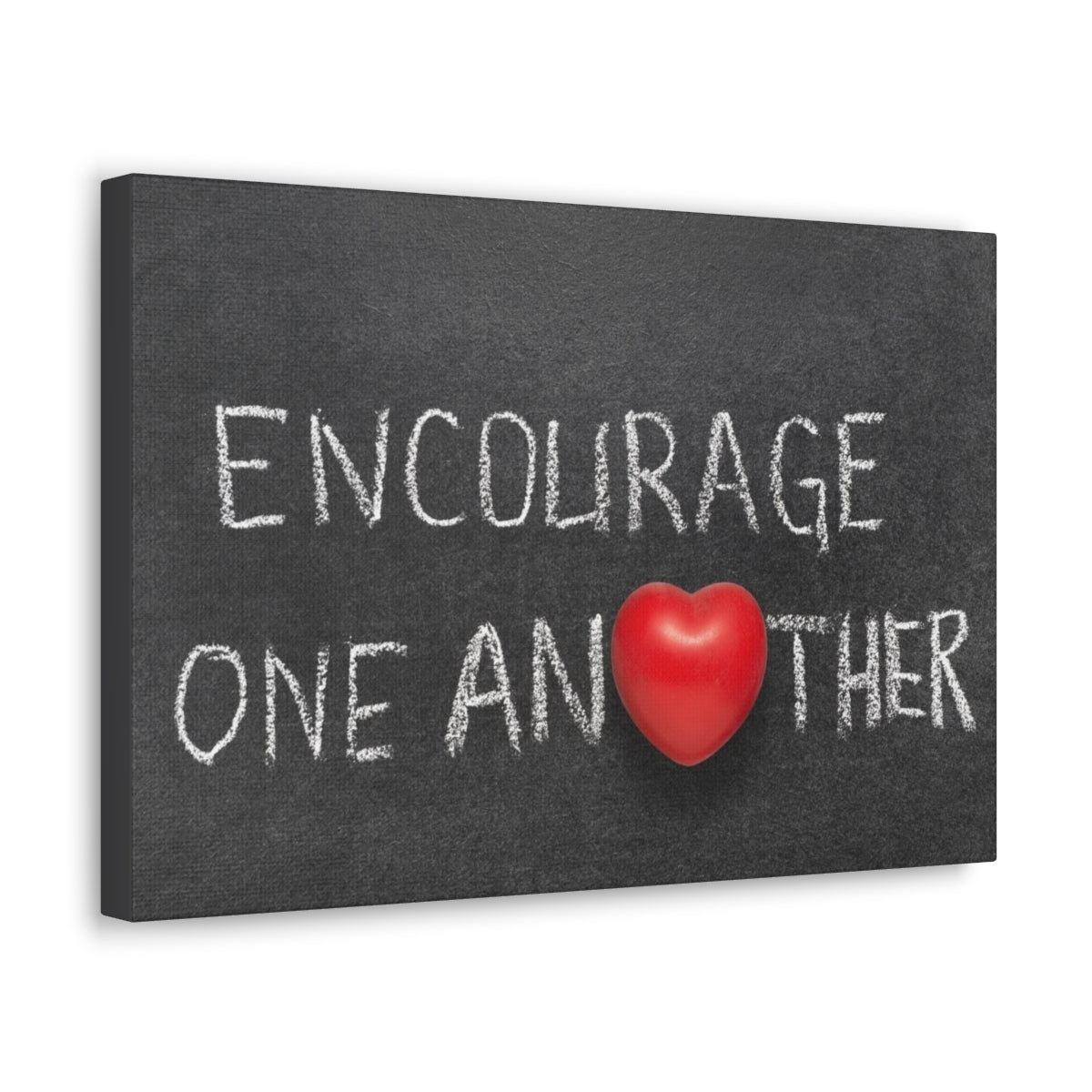 Scripture Walls Encourage One Another 1 Thessalonians 5:11 Bible Verse Canvas Christian Wall Art Ready to Hang Unframed-Express Your Love Gifts