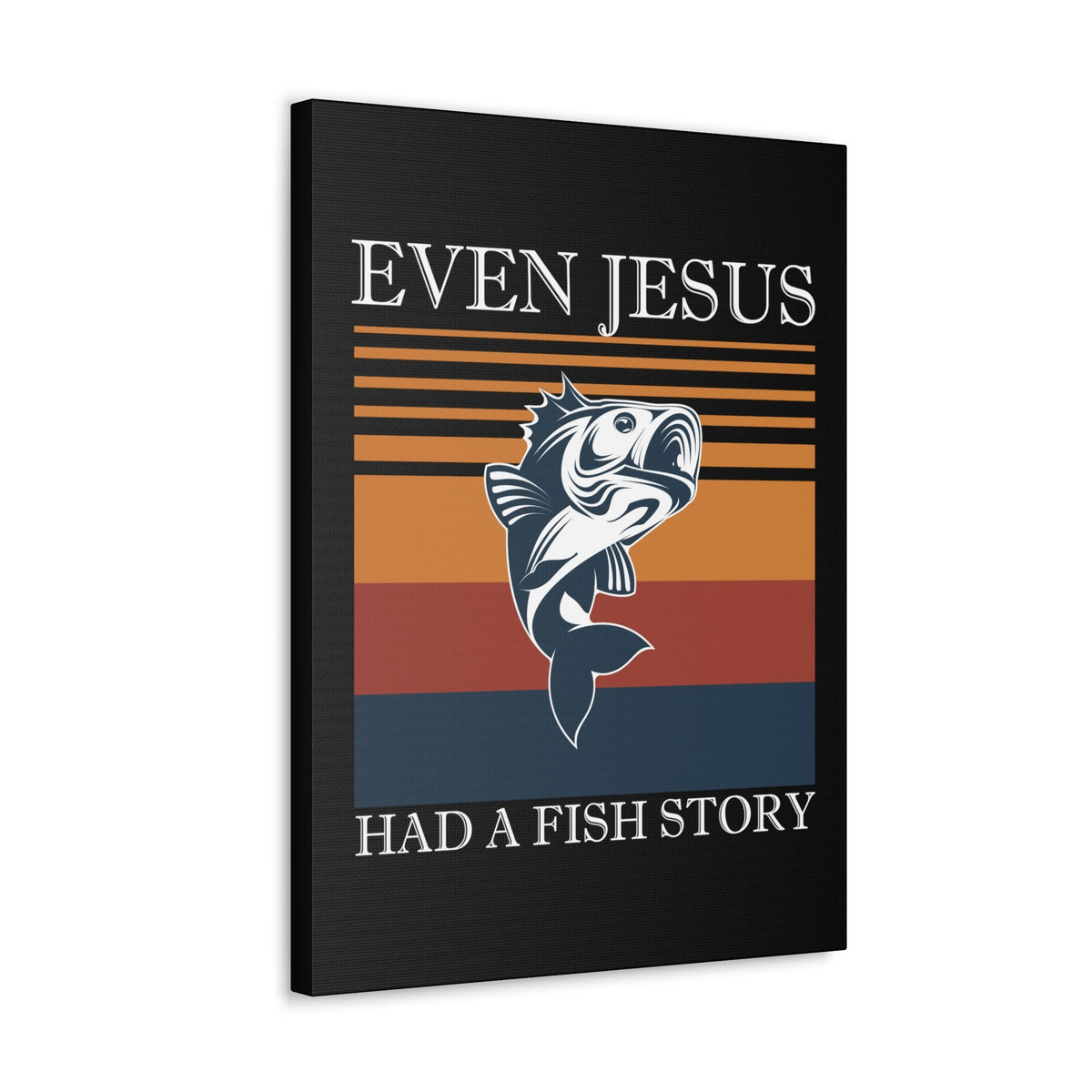 Scripture Walls Even Jesus Had A Fish John 21:11 Story Christian Wall Art Bible Verse Print Ready to Hang Unframed-Express Your Love Gifts