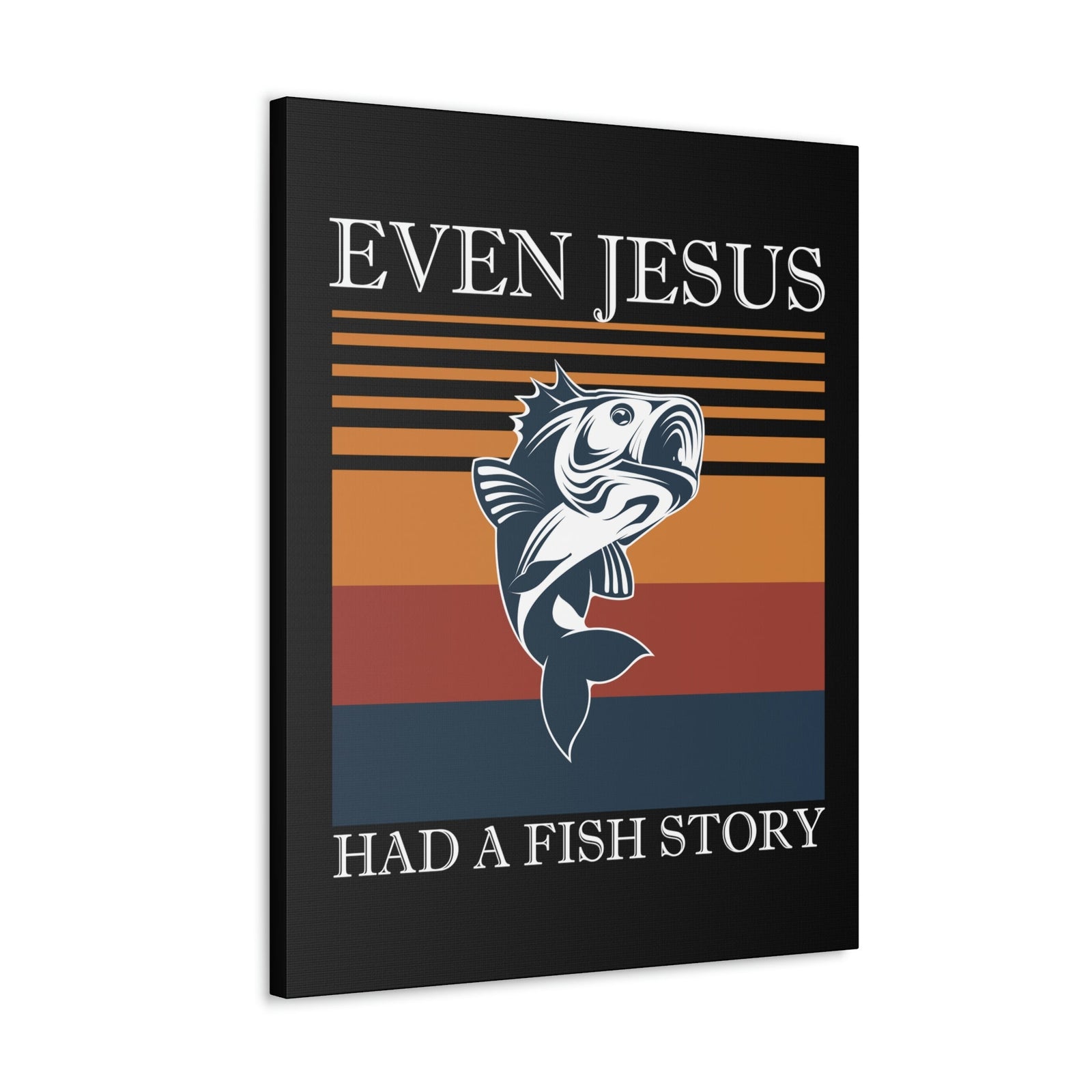 Scripture Walls Even Jesus Had A Fish John 21:11 Story Christian Wall Art Bible Verse Print Ready to Hang Unframed-Express Your Love Gifts