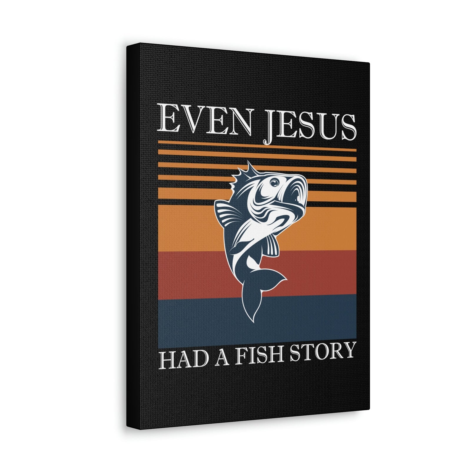 Scripture Walls Even Jesus Had A Fish John 21:11 Story Christian Wall Art Bible Verse Print Ready to Hang Unframed-Express Your Love Gifts
