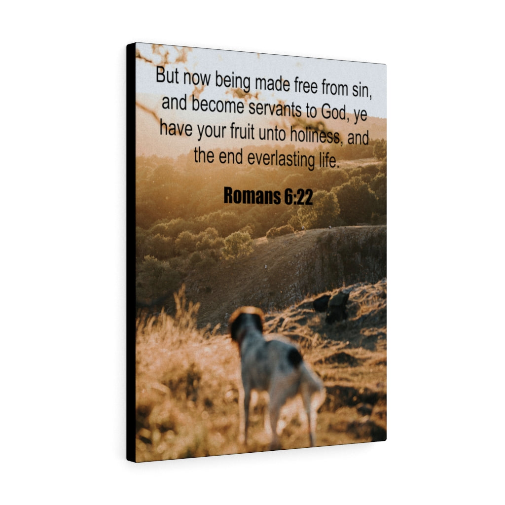 Scripture Walls Everlasting Life Romans 6:22 Christian Wall Art Print Ready to Hang Unframed-Express Your Love Gifts