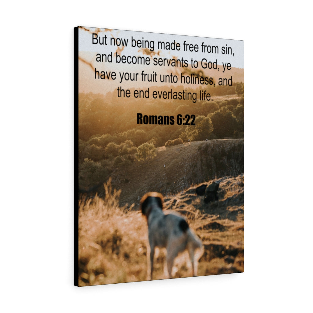 Scripture Walls Everlasting Life Romans 6:22 Christian Wall Art Print Ready to Hang Unframed-Express Your Love Gifts
