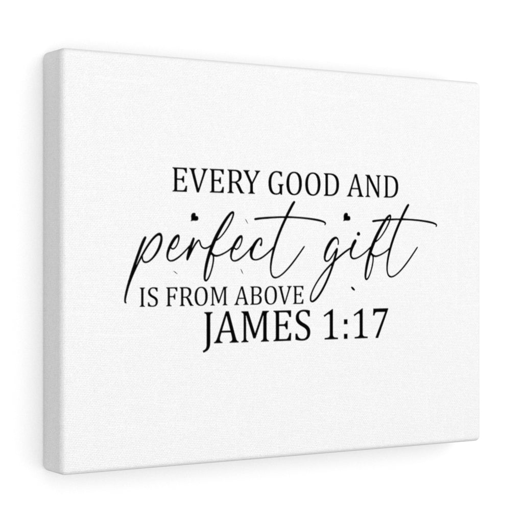 Scripture Walls Every Good James 1:17 Bible Verse Canvas Christian Wall Art Ready to Hang Unframed-Express Your Love Gifts