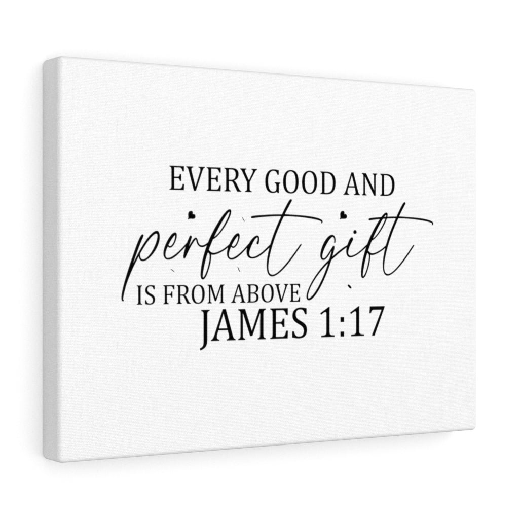Scripture Walls Every Good James 1:17 Bible Verse Canvas Christian Wall Art Ready to Hang Unframed-Express Your Love Gifts