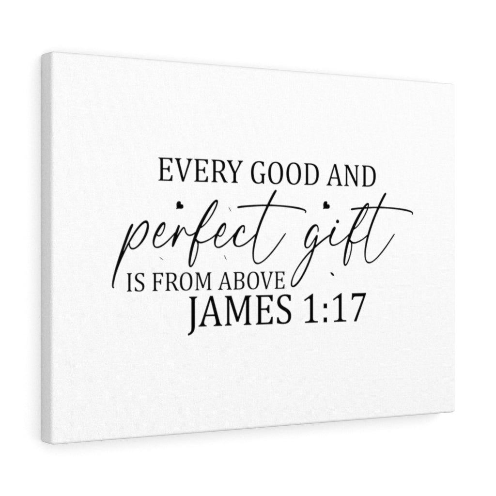 Scripture Walls Every Good James 1:17 Bible Verse Canvas Christian Wall Art Ready to Hang Unframed-Express Your Love Gifts