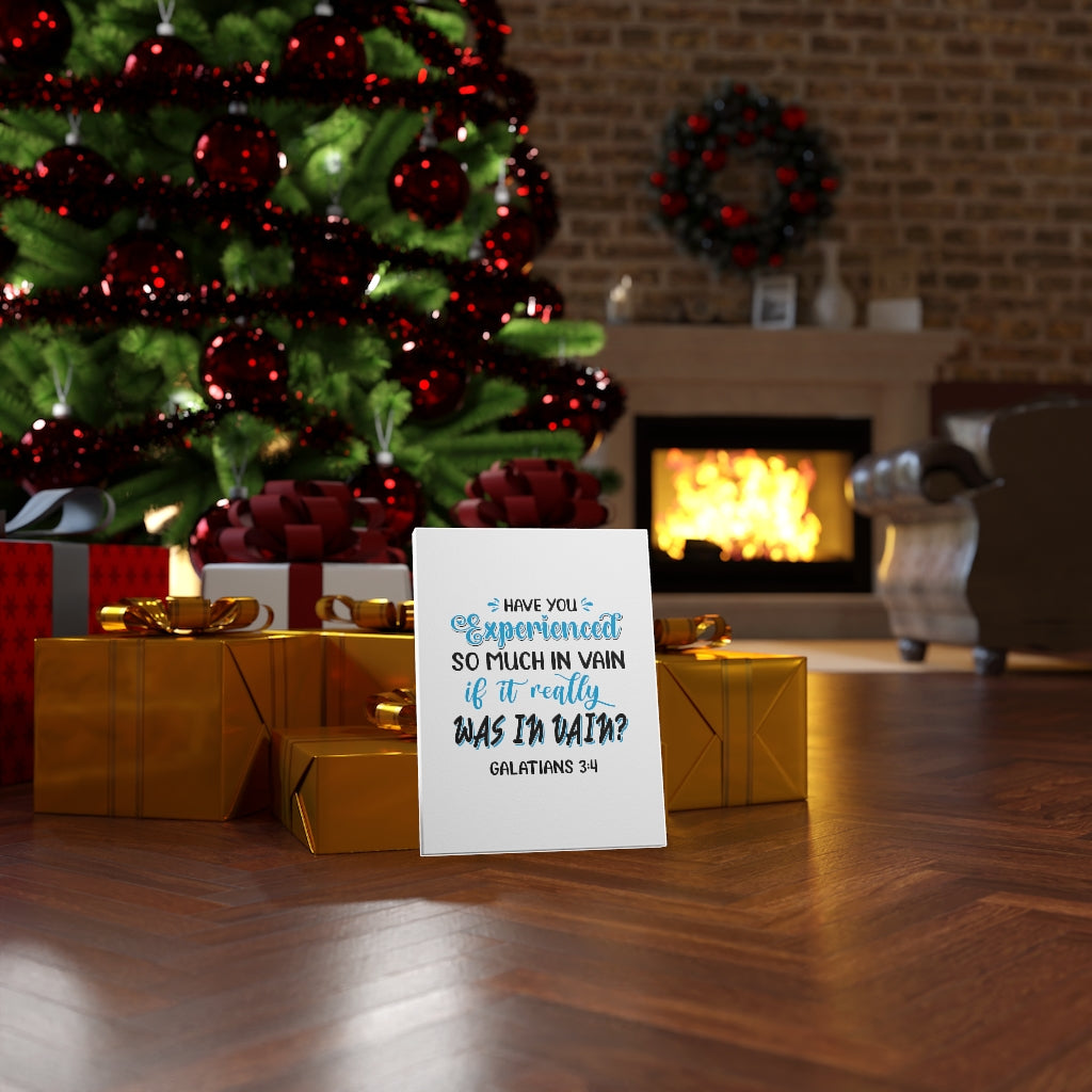 Scripture Walls Experienced So Much Galatians 3:4 Bible Verse Canvas Christian Wall Art Ready to Hang Unframed-Express Your Love Gifts