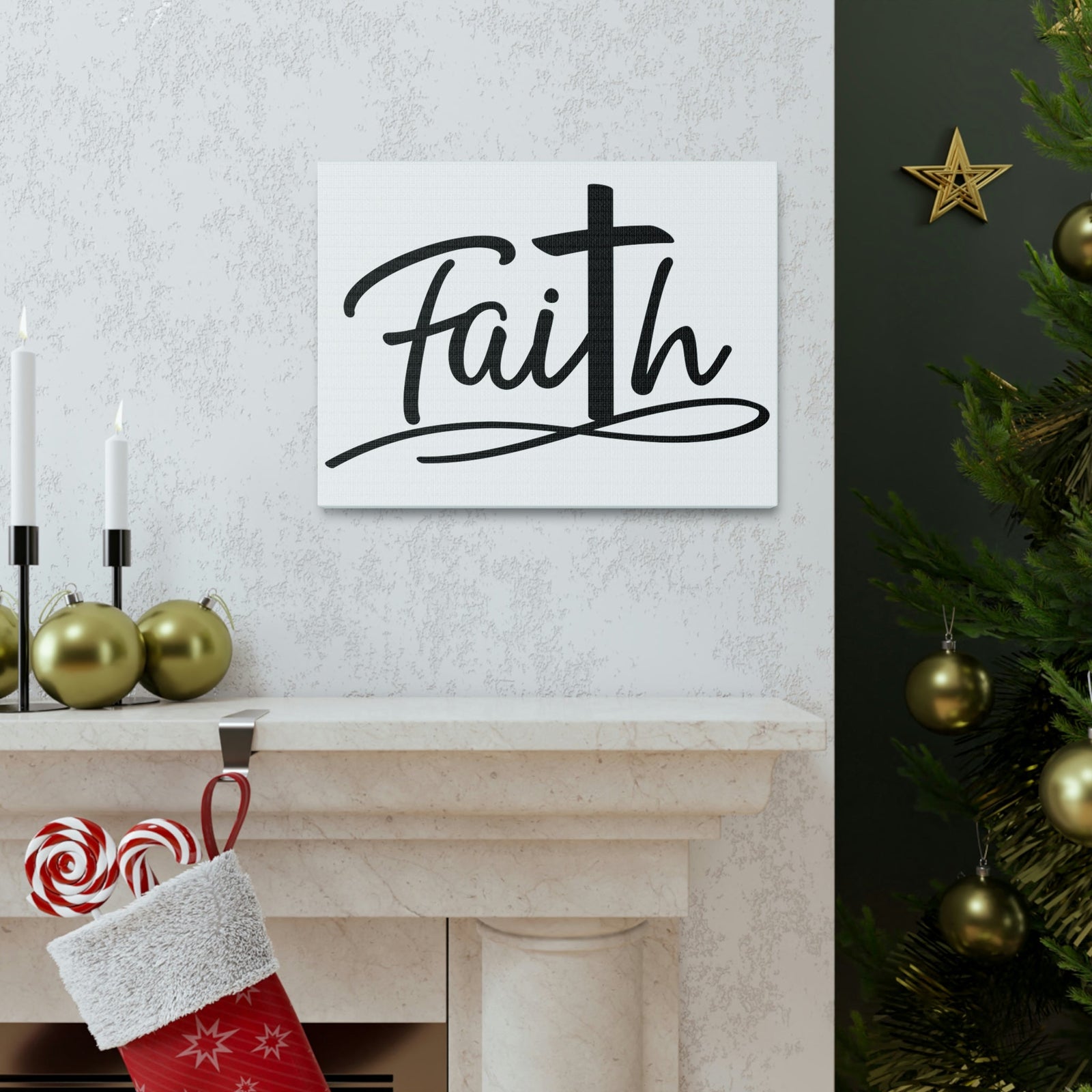 Scripture Walls Faith 2 Corinthians 5:7 Christian Wall Art Print Ready to Hang Unframed-Express Your Love Gifts