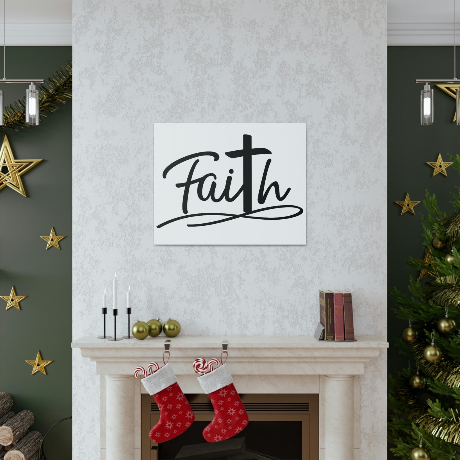 Scripture Walls Faith 2 Corinthians 5:7 Christian Wall Art Print Ready to Hang Unframed-Express Your Love Gifts