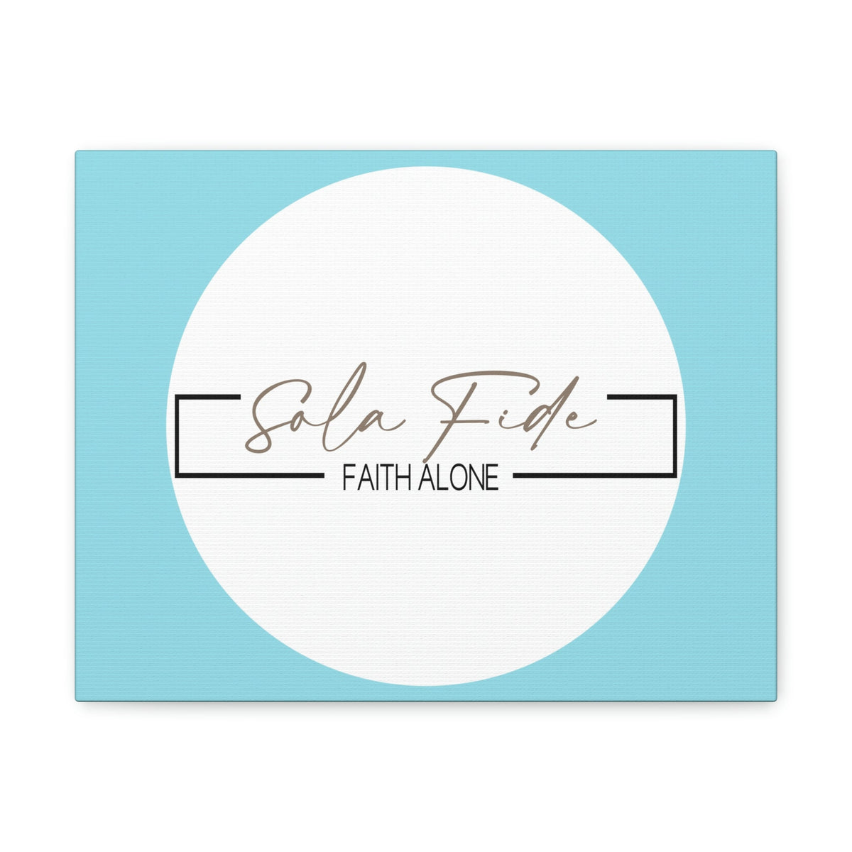 Scripture Walls Faith Alone Matthew 21:22 Sky Blue Bible Canvas Christian Wall Art Ready to Hang Unframed-Express Your Love Gifts