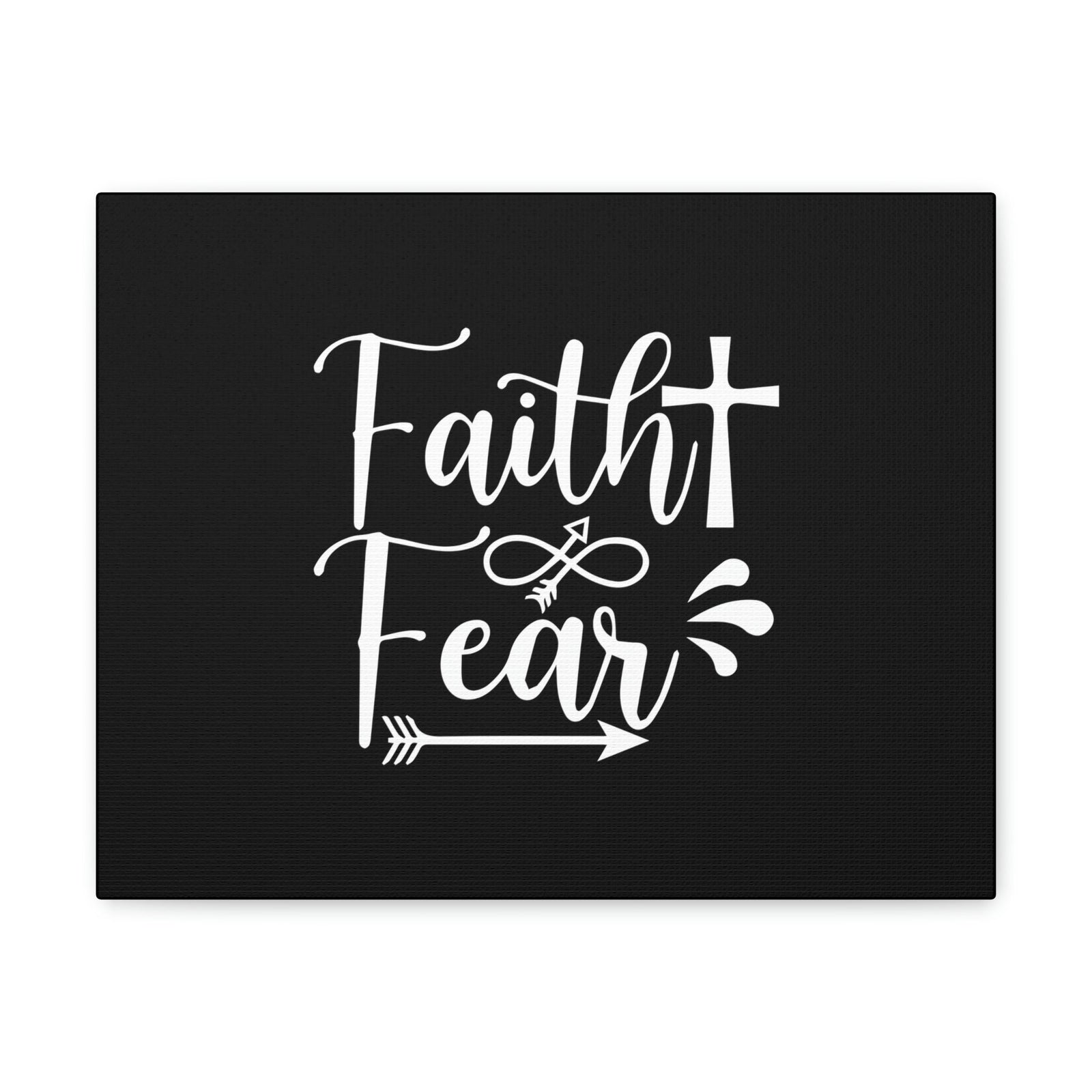 Scripture Walls Faith And Fear Isaiah 41:10 Cross Christian Wall Art Bible Verse Print Ready to Hang Unframed-Express Your Love Gifts