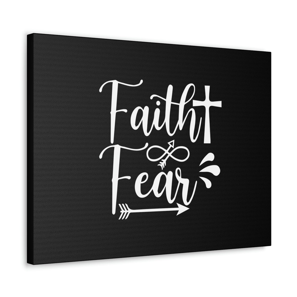 Scripture Walls Faith And Fear Isaiah 41:10 Cross Christian Wall Art Bible Verse Print Ready to Hang Unframed-Express Your Love Gifts