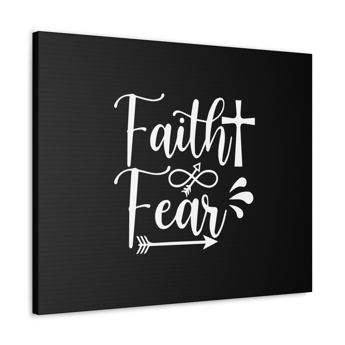 Scripture Walls Faith And Fear Isaiah 41:10 Cross Christian Wall Art Bible Verse Print Ready to Hang Unframed-Express Your Love Gifts