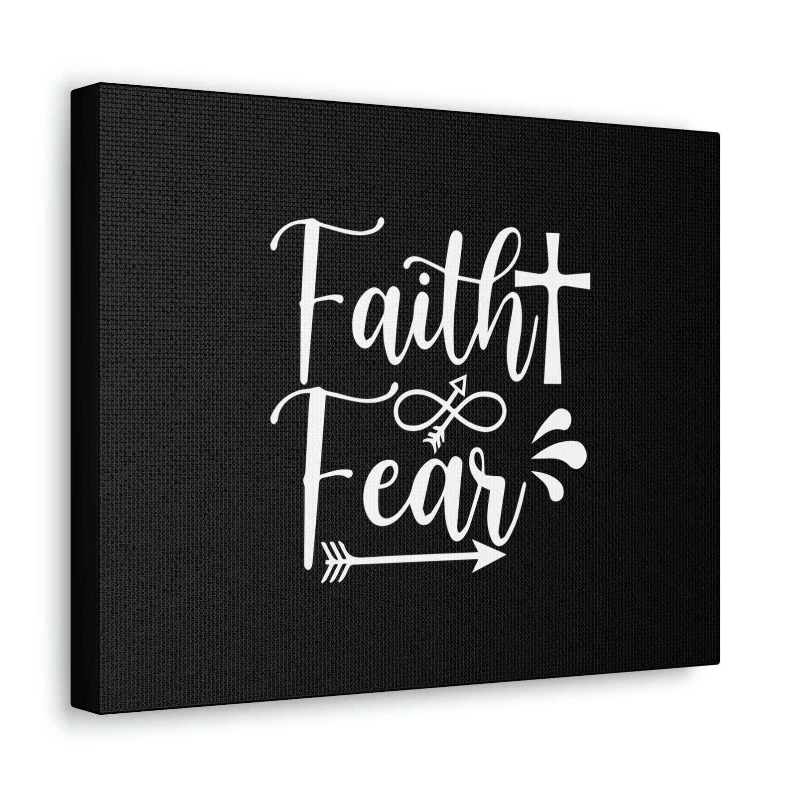 Scripture Walls Faith And Fear Isaiah 41:10 Cross Christian Wall Art Bible Verse Print Ready to Hang Unframed-Express Your Love Gifts