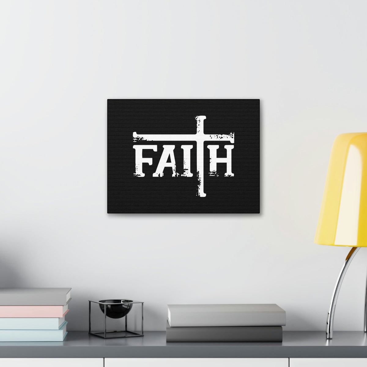 Scripture Walls Faith Big Romans 10:17 Cross Christian Wall Art Bible Verse Print Ready to Hang Unframed-Express Your Love Gifts