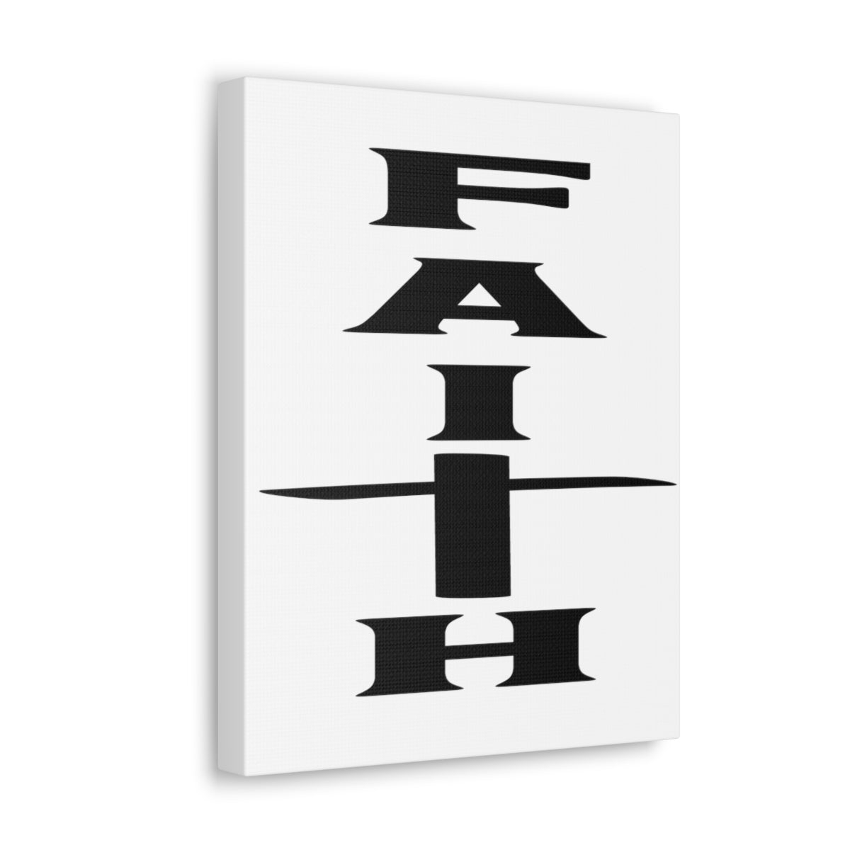 Scripture Walls Faith Black 2 Corinthians 5:7 Christian Wall Art Print Ready to Hang Unframed-Express Your Love Gifts