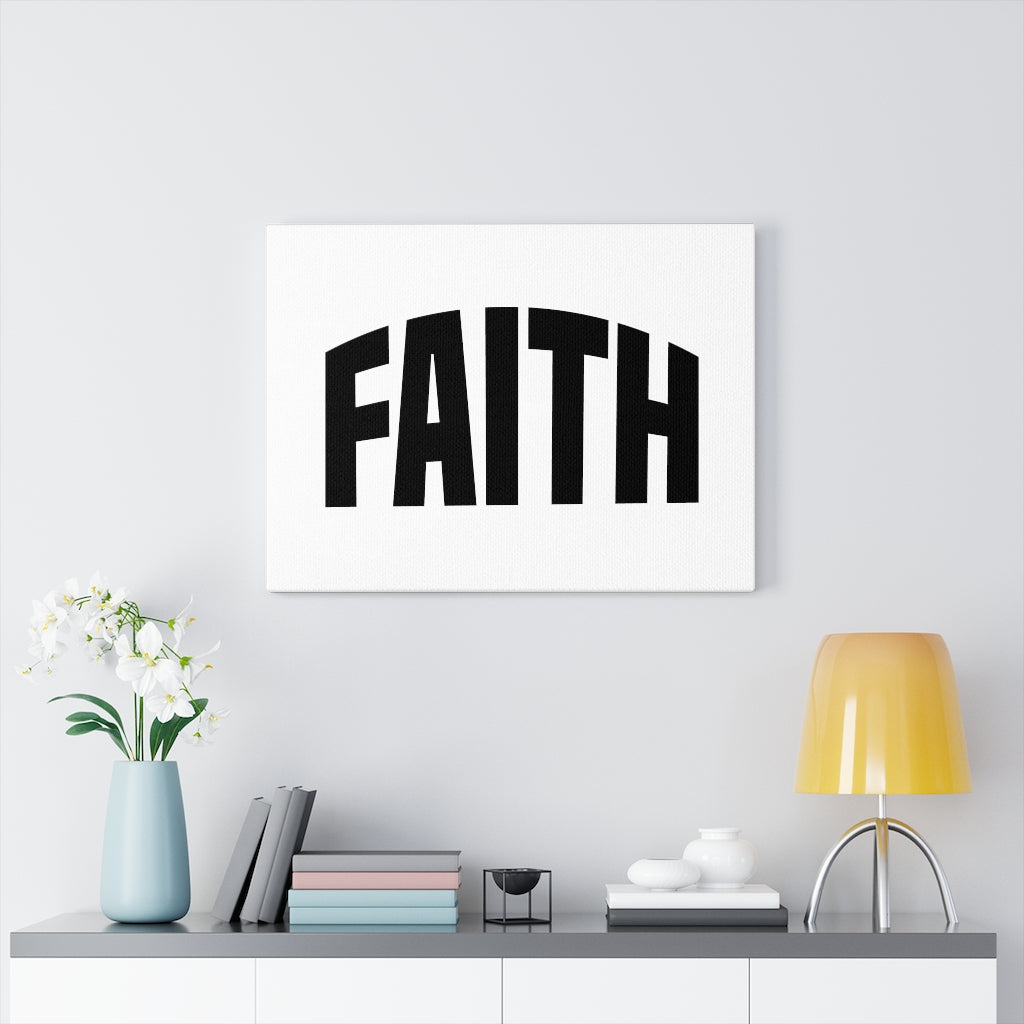 Scripture Walls Faith Bold Bible Verse Canvas Christian Wall Art Ready to Hang Unframed-Express Your Love Gifts