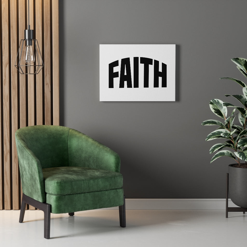 Scripture Walls Faith Bold Bible Verse Canvas Christian Wall Art Ready to Hang Unframed-Express Your Love Gifts