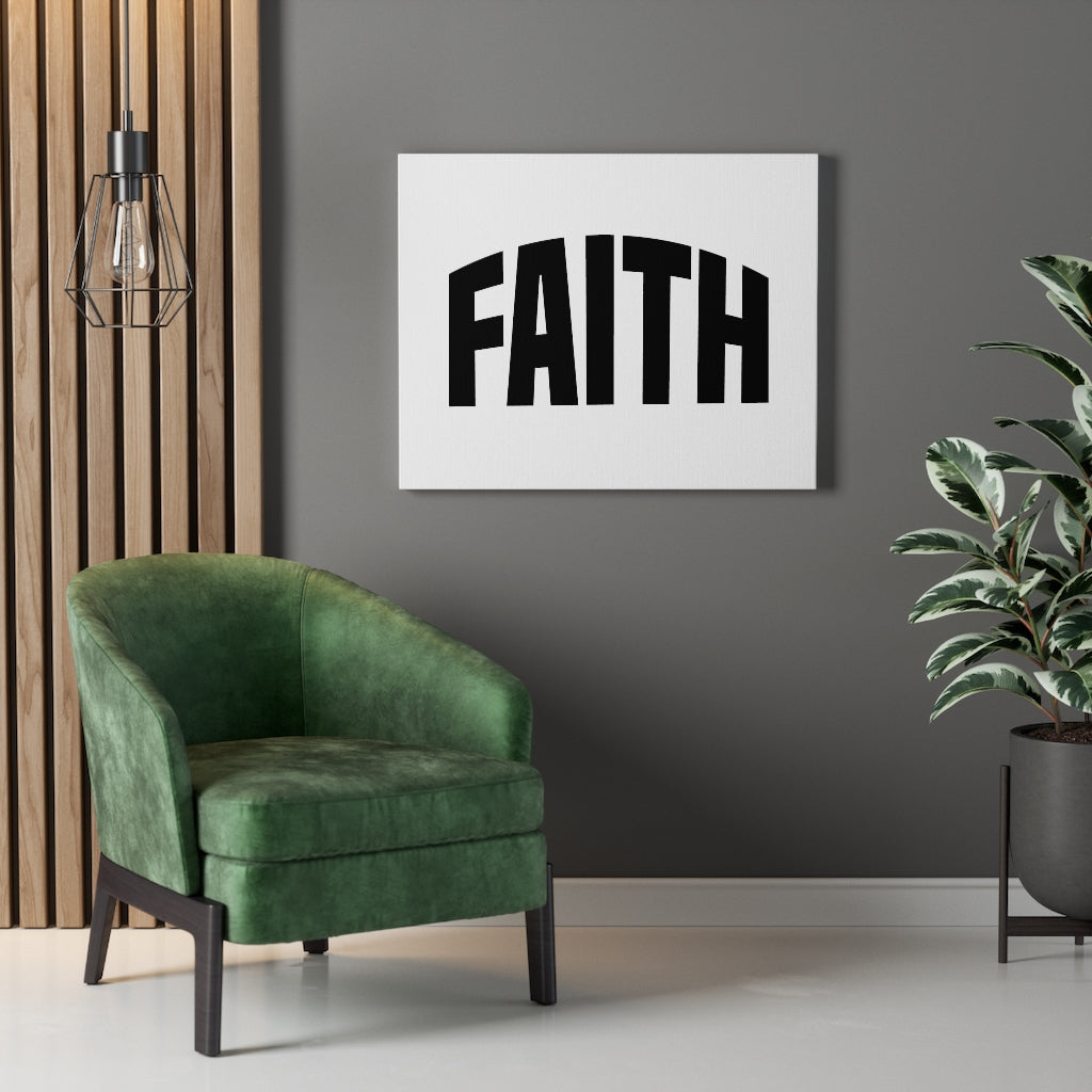 Scripture Walls Faith Bold Bible Verse Canvas Christian Wall Art Ready to Hang Unframed-Express Your Love Gifts