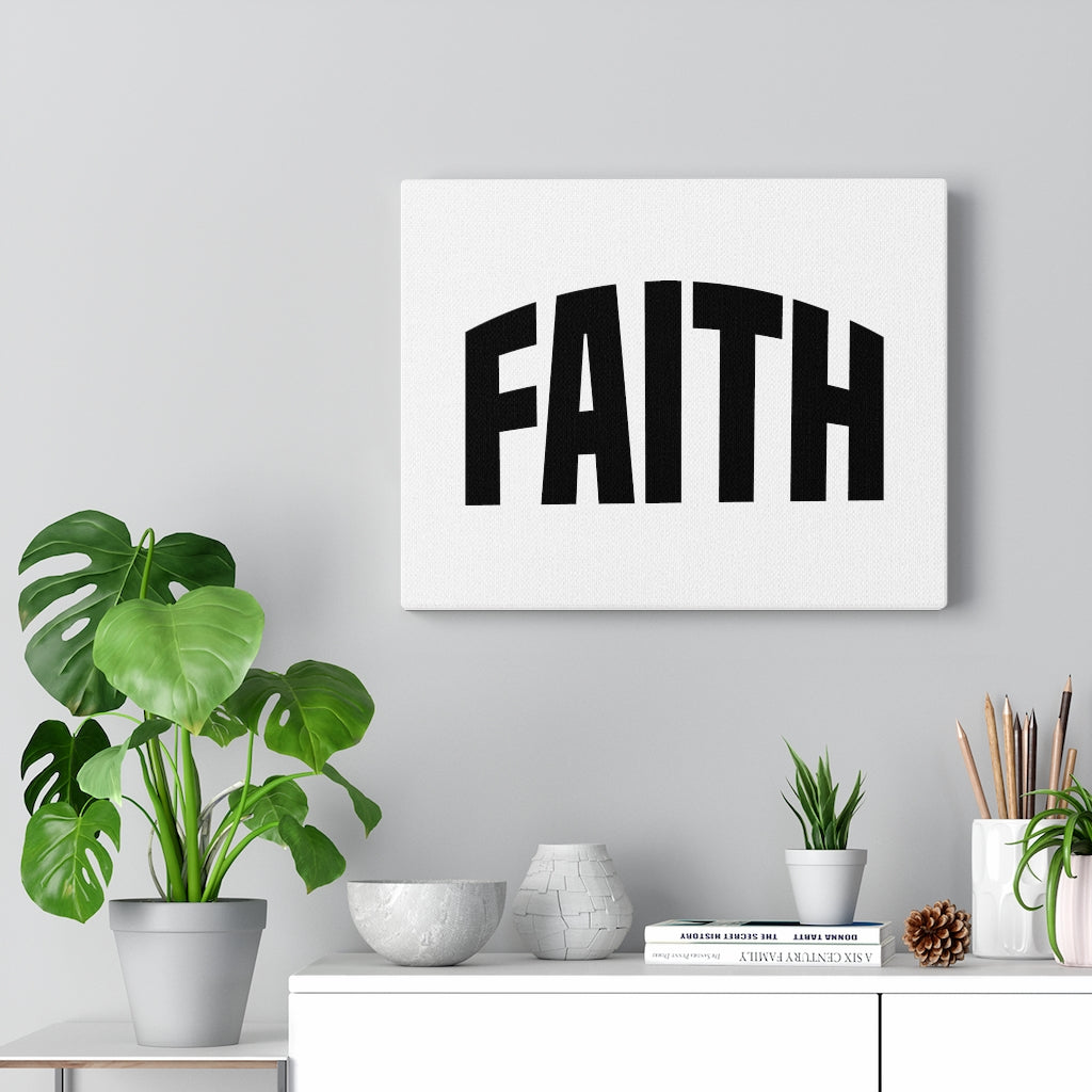 Scripture Walls Faith Bold Bible Verse Canvas Christian Wall Art Ready to Hang Unframed-Express Your Love Gifts