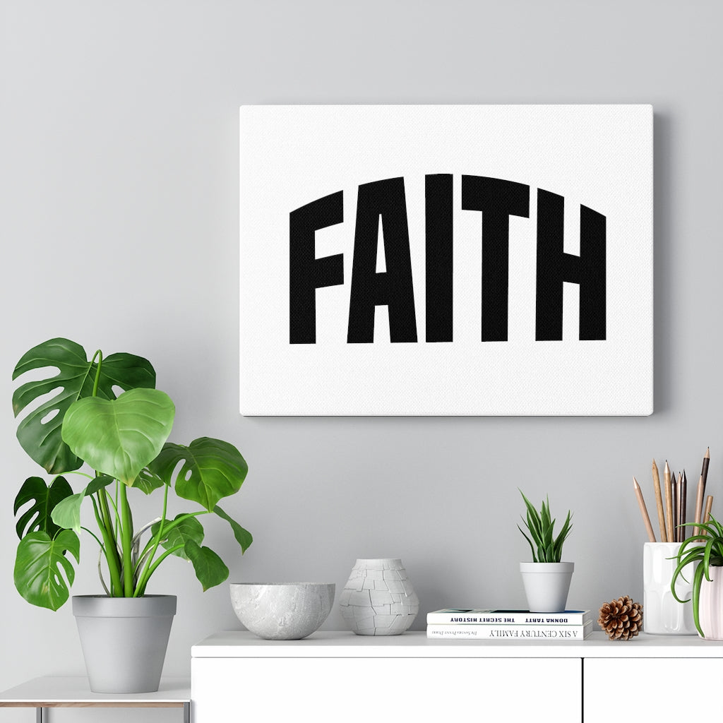 Scripture Walls Faith Bold Bible Verse Canvas Christian Wall Art Ready to Hang Unframed-Express Your Love Gifts