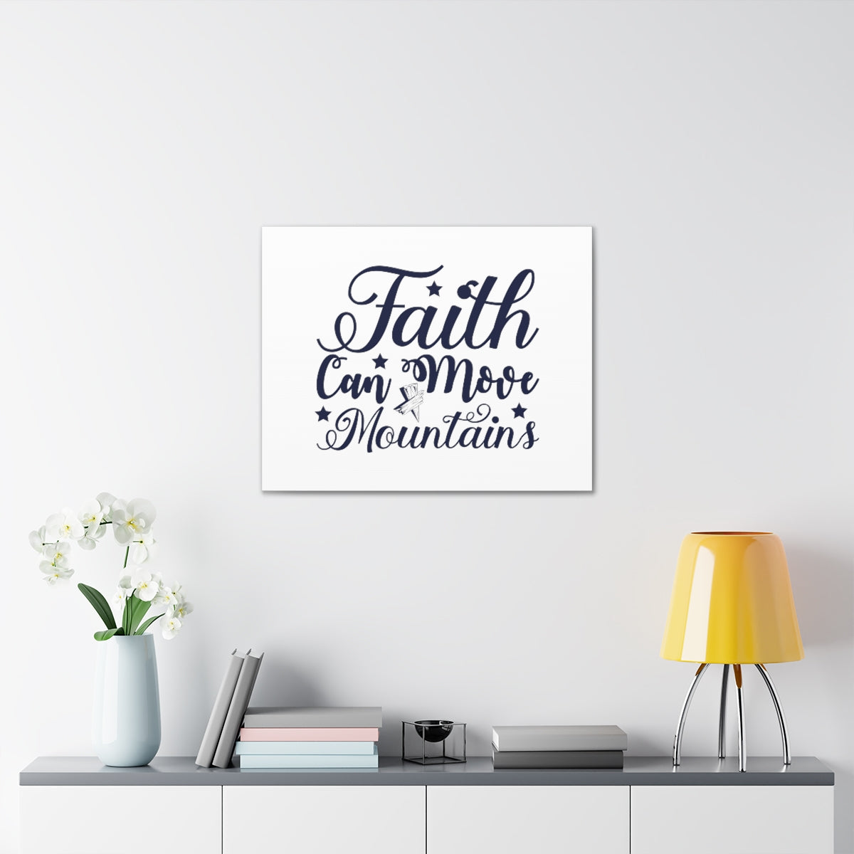 Scripture Walls Faith Can Matthew 17:20 Christian Wall Art Bible Verse Print Ready to Hang Unframed-Express Your Love Gifts