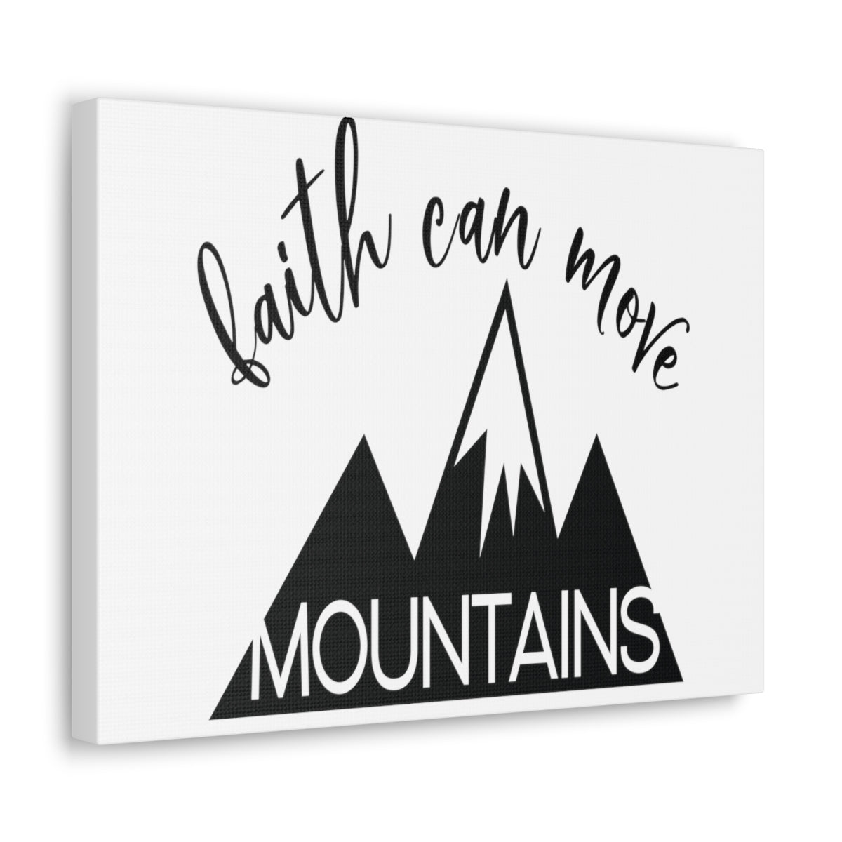 Scripture Walls Faith Can Move Matthew 17:20 Christian Wall Art Print Ready to Hang Unframed-Express Your Love Gifts