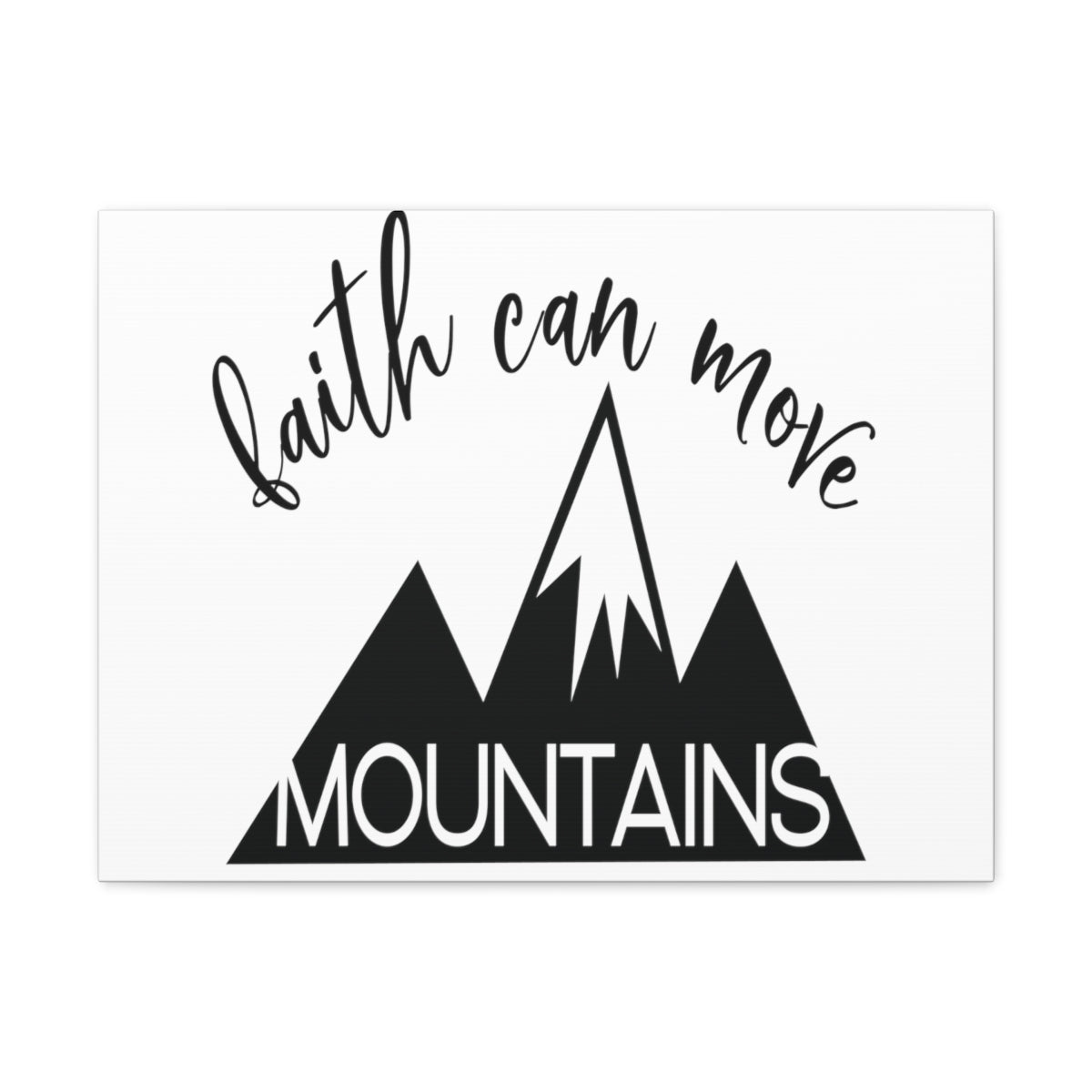 Scripture Walls Faith Can Move Matthew 17:20 Christian Wall Art Print Ready to Hang Unframed-Express Your Love Gifts