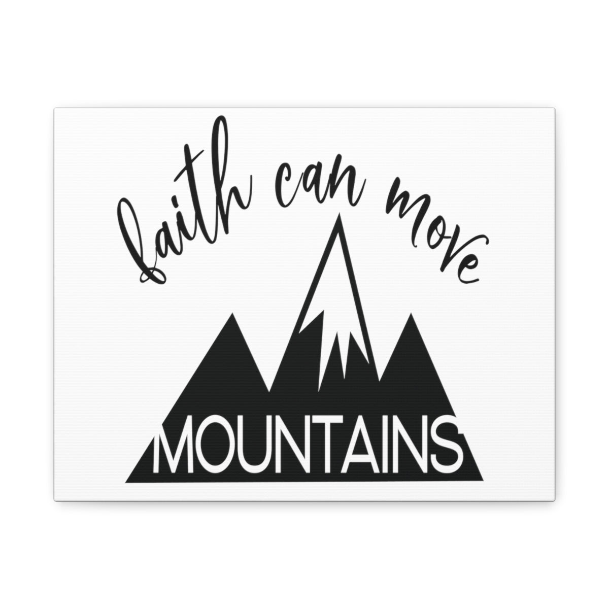 Scripture Walls Faith Can Move Matthew 17:20 Christian Wall Art Print Ready to Hang Unframed-Express Your Love Gifts