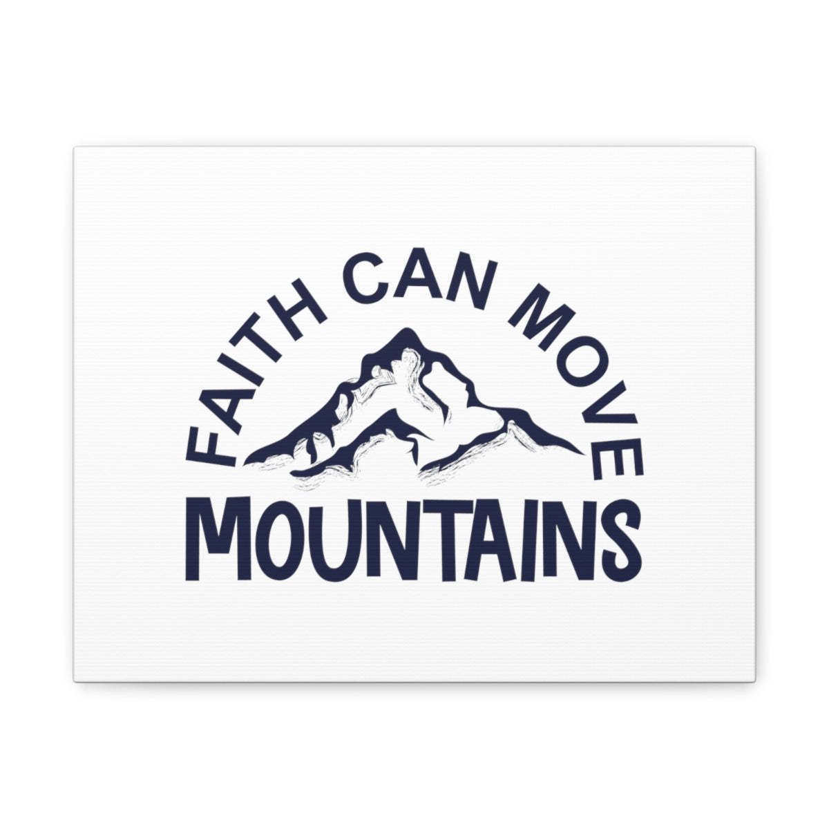 Scripture Walls Faith Can Move Mountains Matthew 17:20 Christian Wall Art Bible Verse Print Ready to Hang Unframed-Express Your Love Gifts