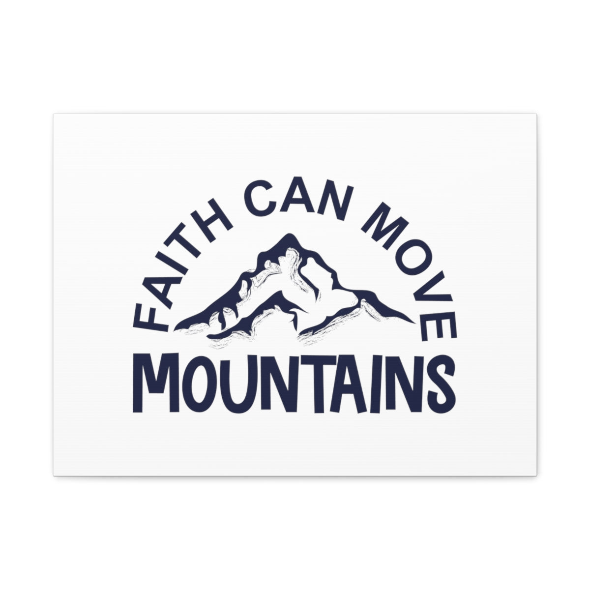 Scripture Walls Faith Can Move Mountains Matthew 17:20 Christian Wall Art Bible Verse Print Ready to Hang Unframed-Express Your Love Gifts