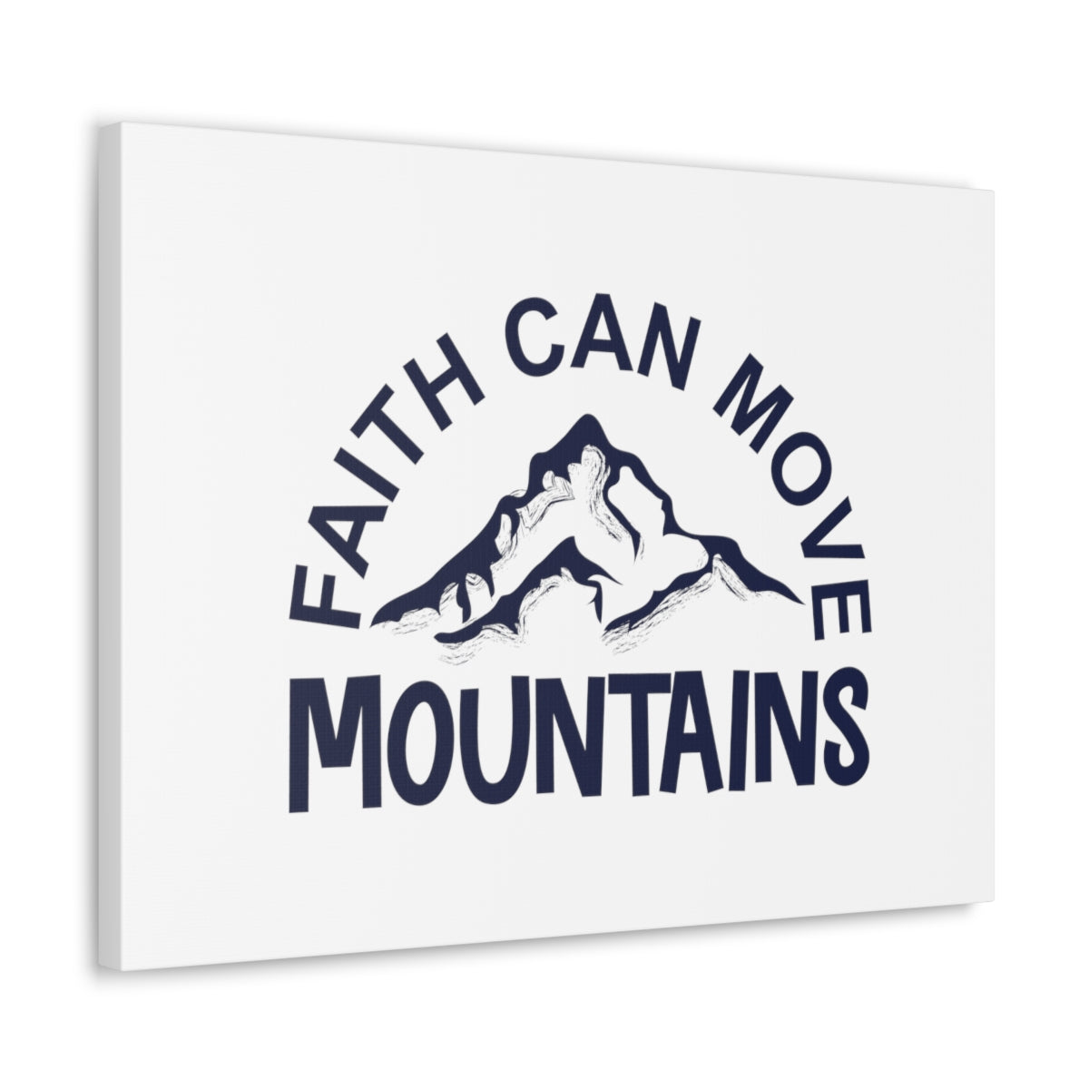 Scripture Walls Faith Can Move Mountains Matthew 17:20 Christian Wall Art Bible Verse Print Ready to Hang Unframed-Express Your Love Gifts