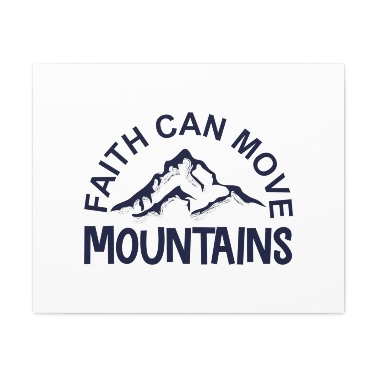 Scripture Walls Faith Can Move Mountains Matthew 17:20 Christian Wall Art Bible Verse Print Ready to Hang Unframed-Express Your Love Gifts