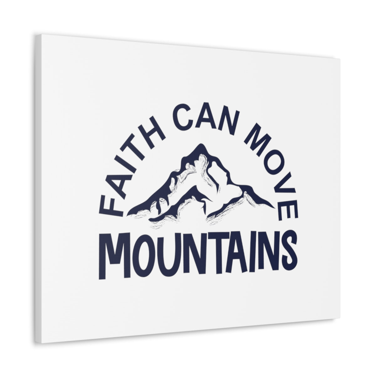 Scripture Walls Faith Can Move Mountains Matthew 17:20 Christian Wall Art Bible Verse Print Ready to Hang Unframed-Express Your Love Gifts